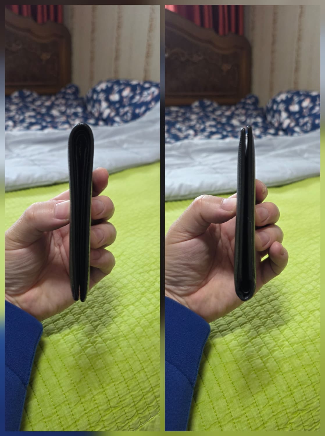 (정품) 생로랑 캐비어 가죽 반지갑/개인/팝니다. 상품이미지6