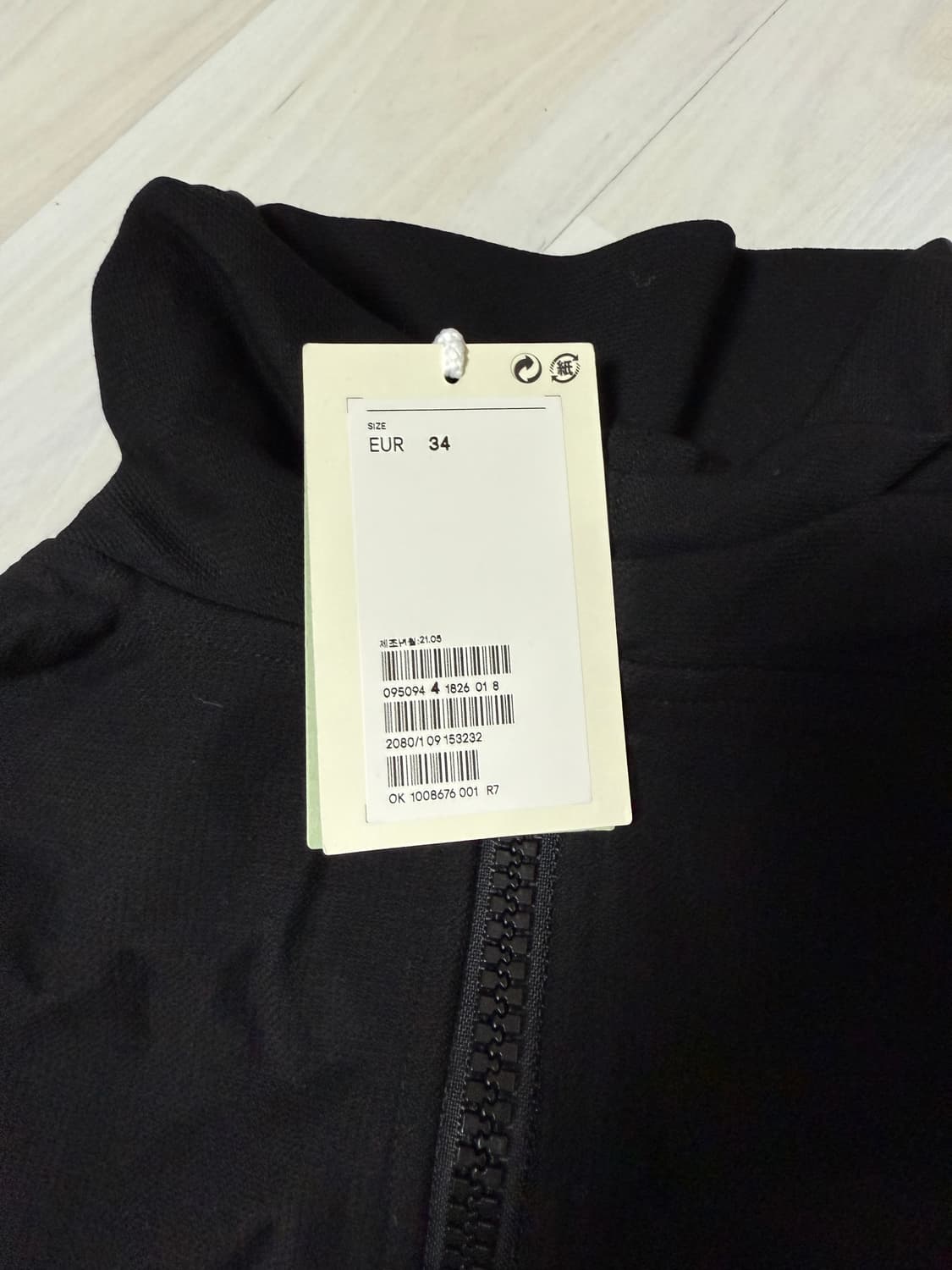 H&M 숄더 디테일 드레스 블랙 상품이미지8