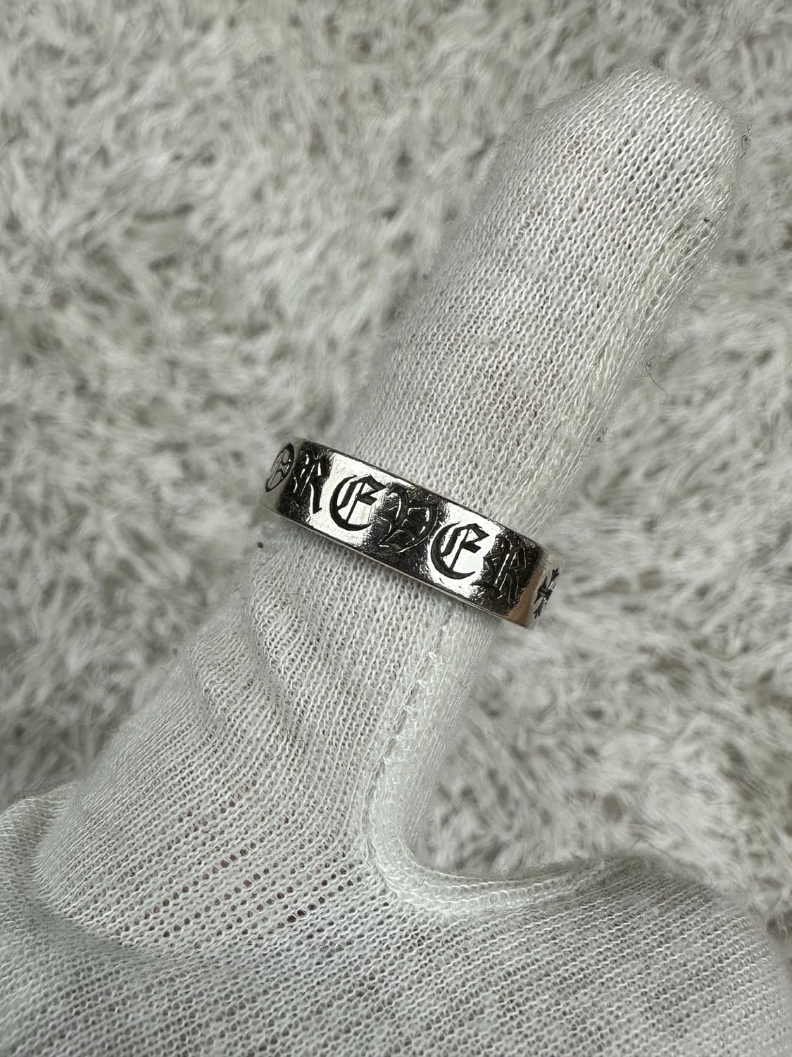 [US 7] 백화점판 정품 크롬하츠 포에버링 6mm 상품이미지4