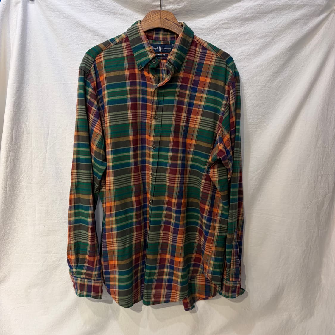 폴로 랄프로렌 타탄 체크 셔츠 남방 상품이미지1