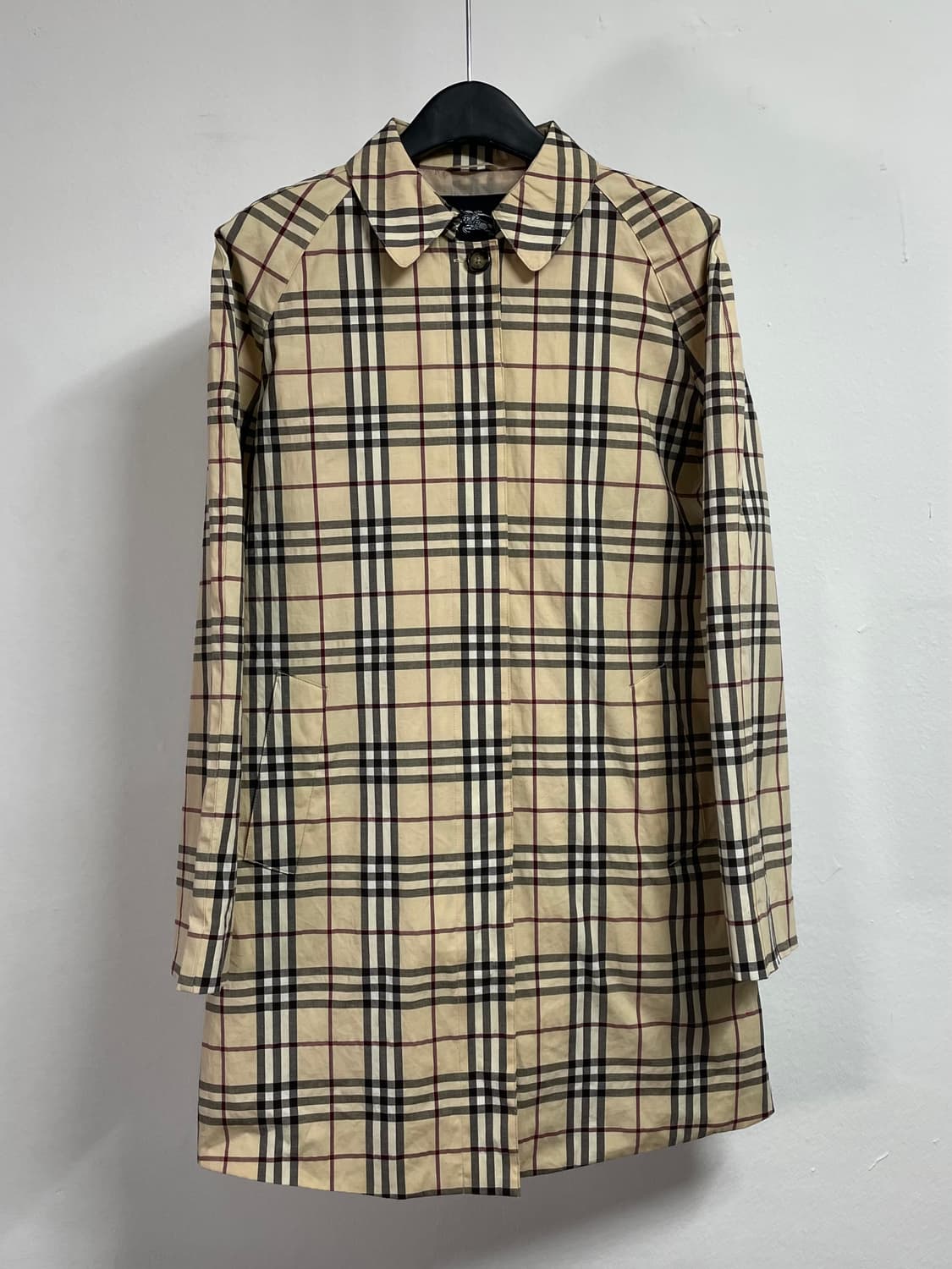 버버리 우먼스 노바체크 롱 트렌치코트  (on.293)  상품이미지1