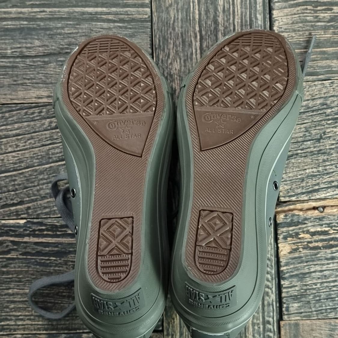 [컨버스] 레더 스터드 웨지힐 하이탑 스니커즈 카키 M19488 상품이미지7