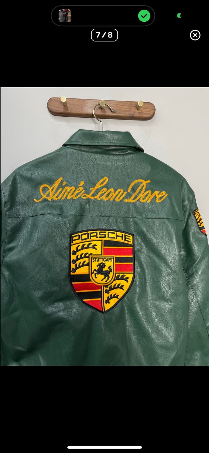 포르쉐 빅패치로고 레더자켓 A3349 상품이미지7