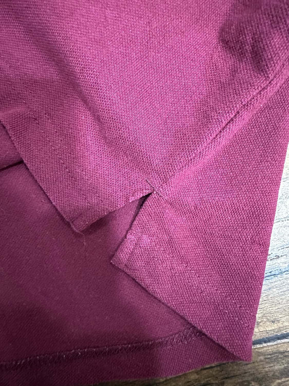 어반테이스트 버건디 반팔 카라티 L 상품이미지5