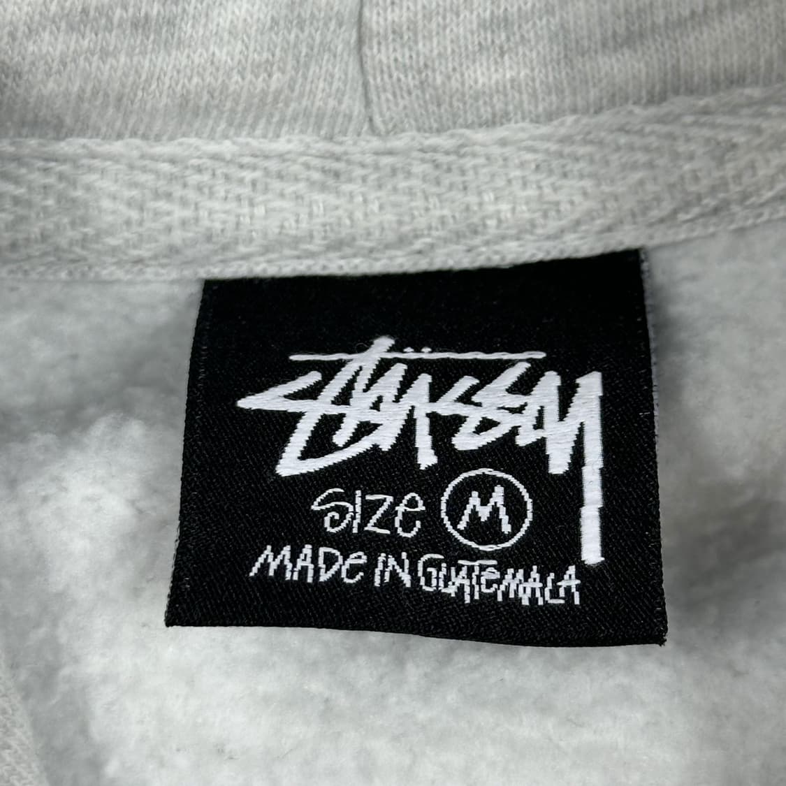 스투시 베이직 후드티 애쉬헤더 M 상품이미지8