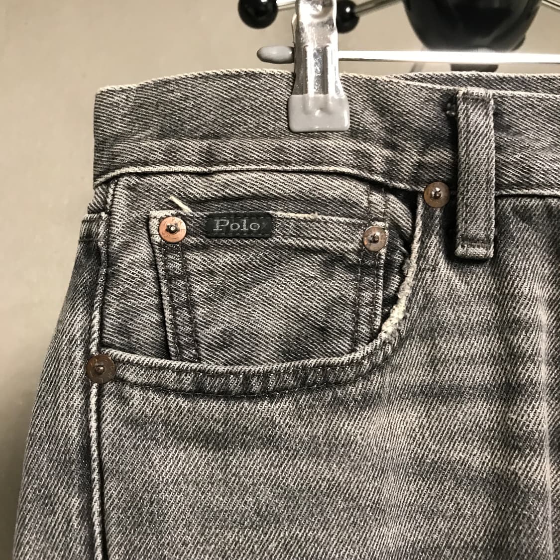 폴로 랄프로렌 흑청 데님 팬츠 29/30 상품이미지4