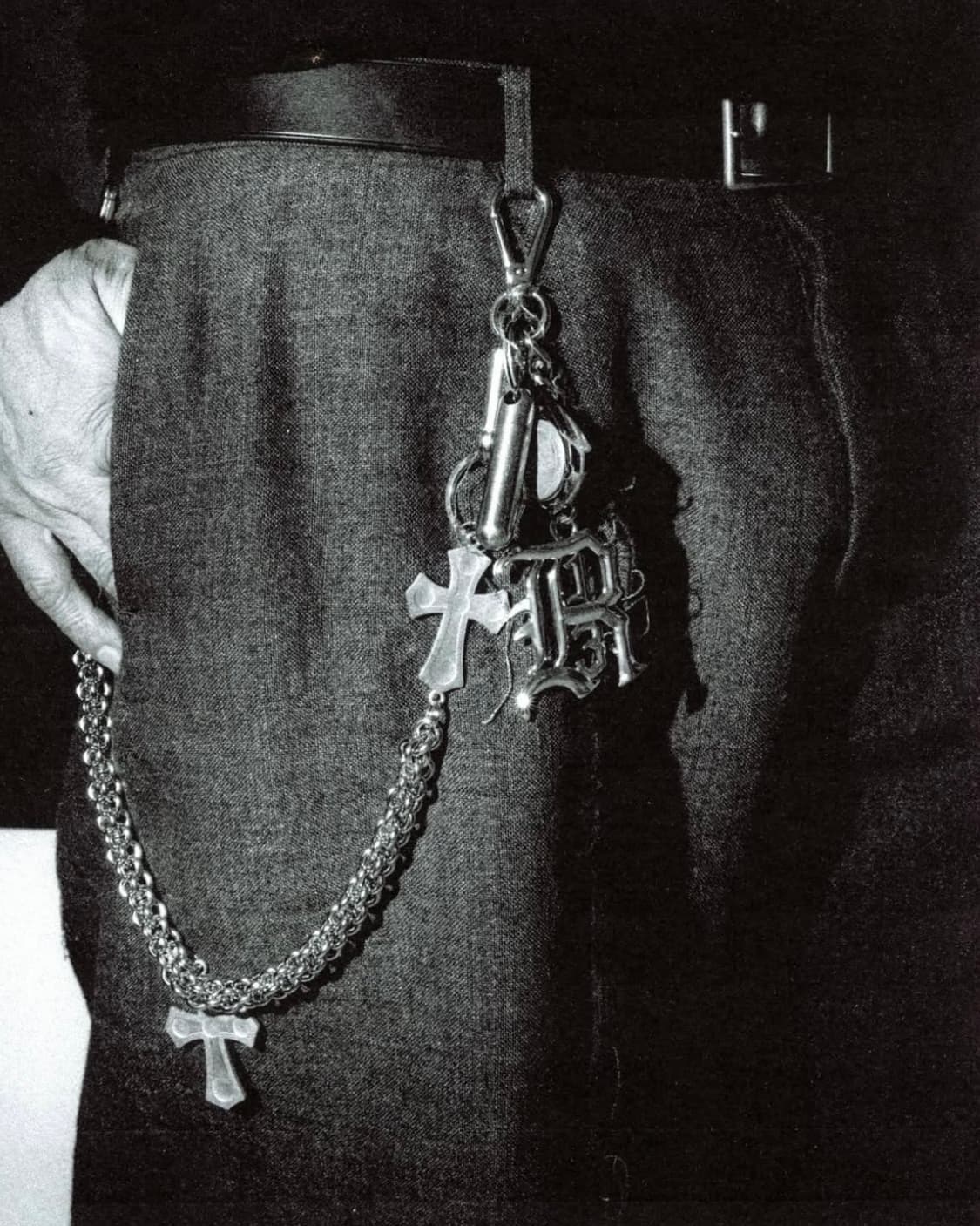 알써틴 R13 26ss 실버 로고 키링 상품이미지3