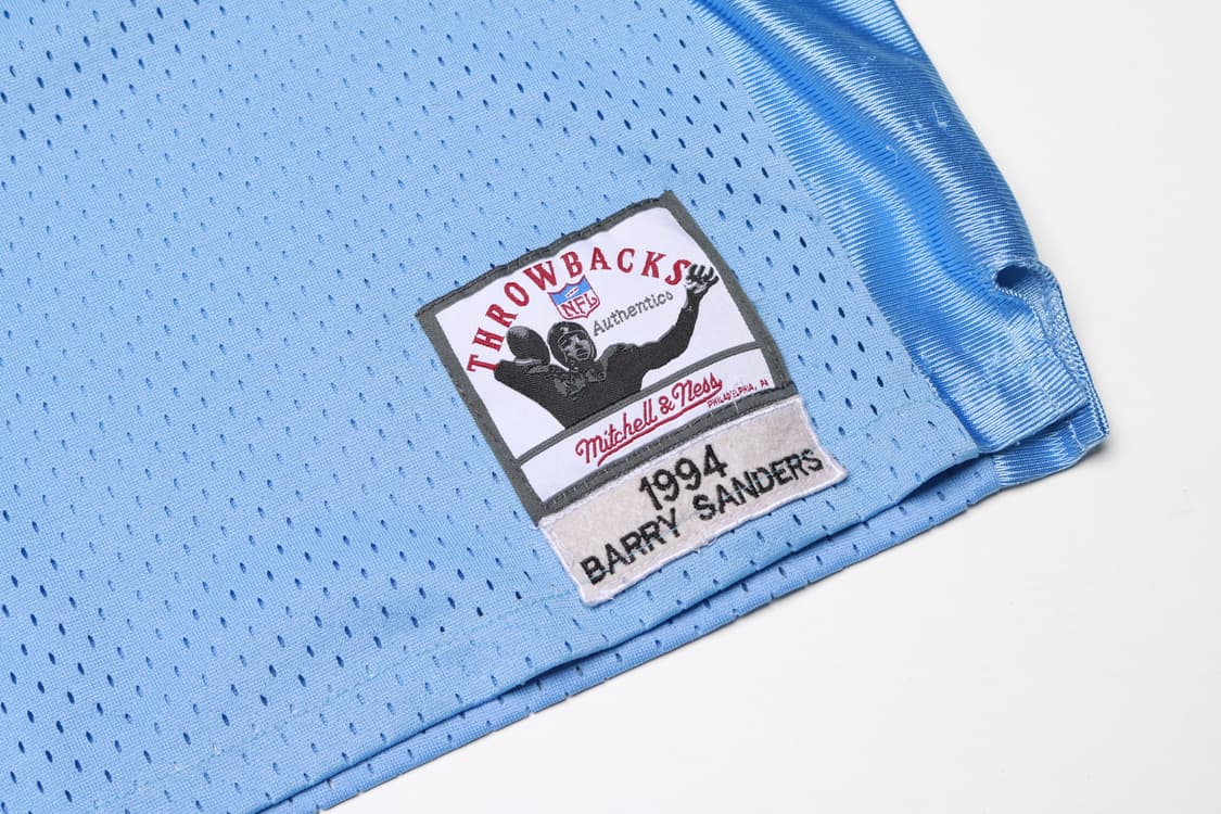 [XL~XXL] 미첼앤네스 디트로이트 라이언스 베리 샌더스 풋볼져지 상품이미지2