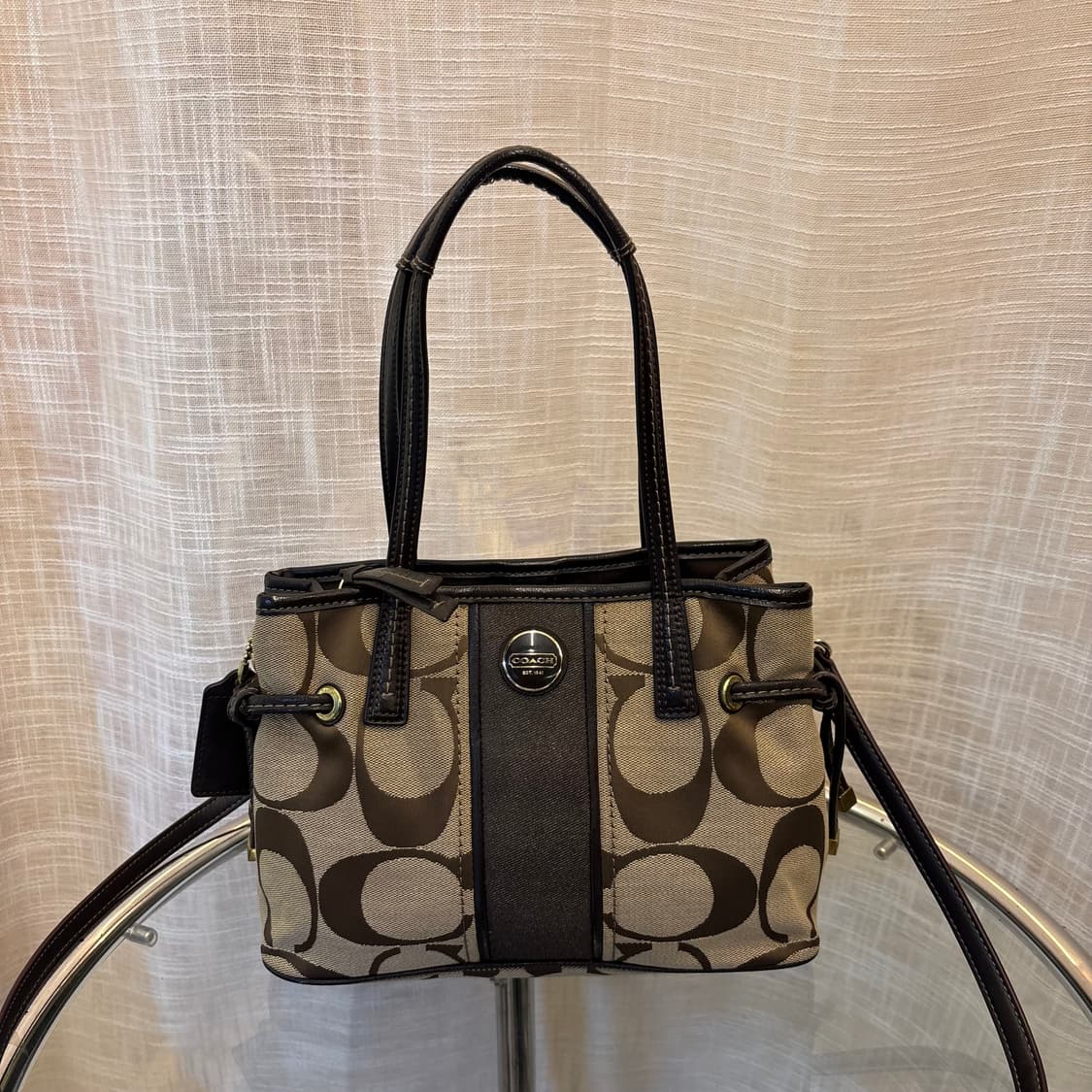 정품 코치 패브릭 토트백 크로스백    상품이미지2