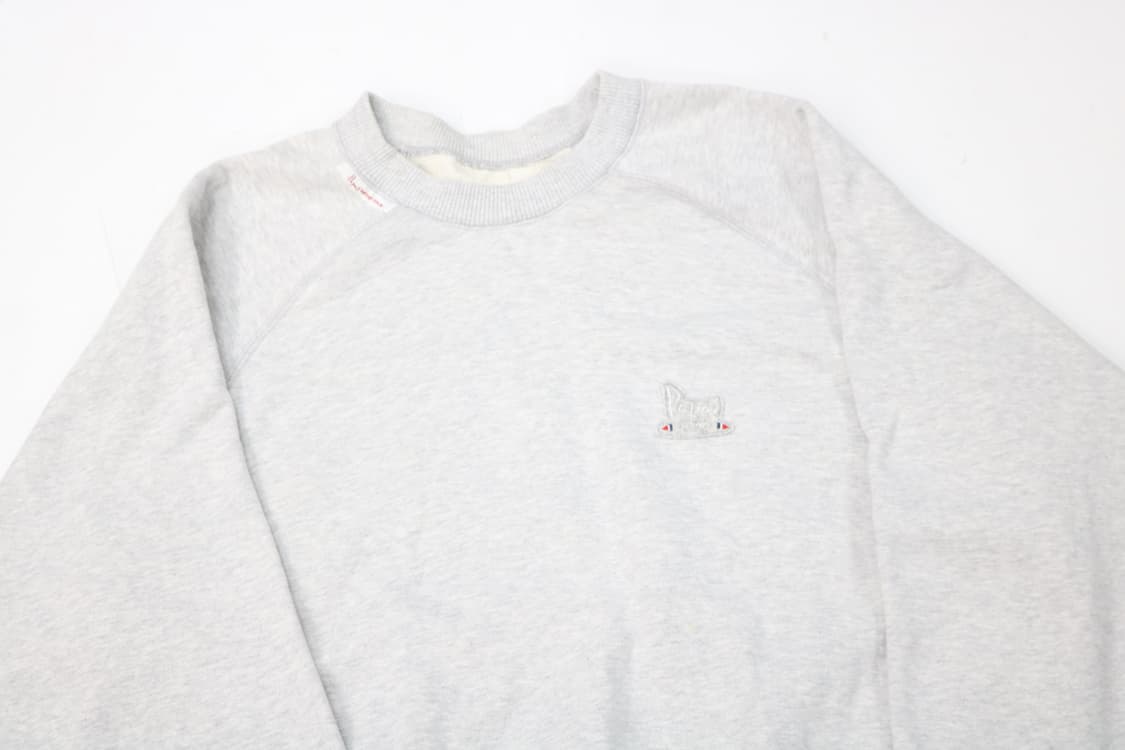Papas 파파스 빈티지 래글런 로고 그레이 맨투맨 (L) 상품이미지3