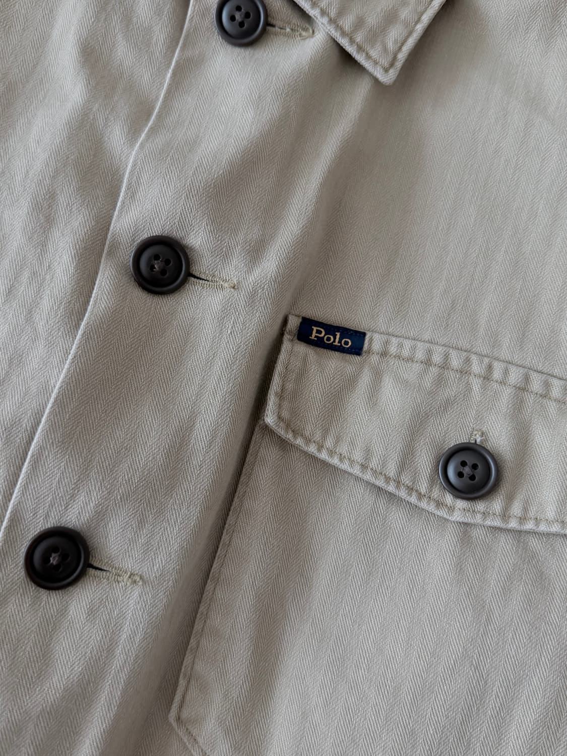 폴로 랄프로렌 트윌 셔츠 자켓 클래식 XL 상품이미지3