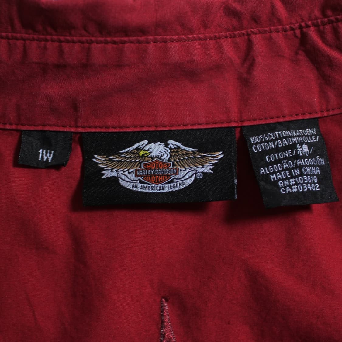 Harley-Davidson 할리 데이비슨 HD 자수 셔츠 상품이미지4