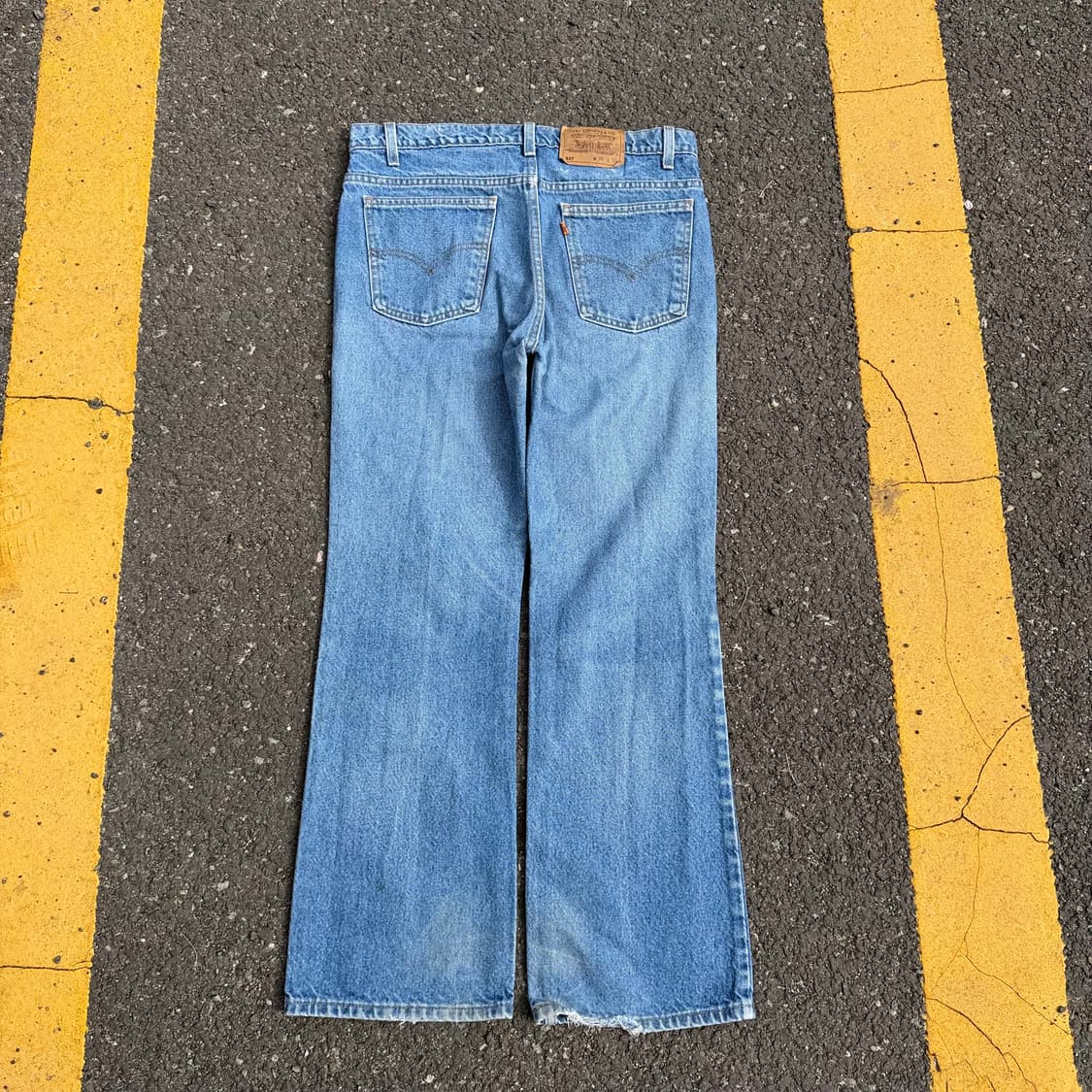 90s USA 빈티지 리바이스 517 부츠컷 오렌지탭 상품이미지6