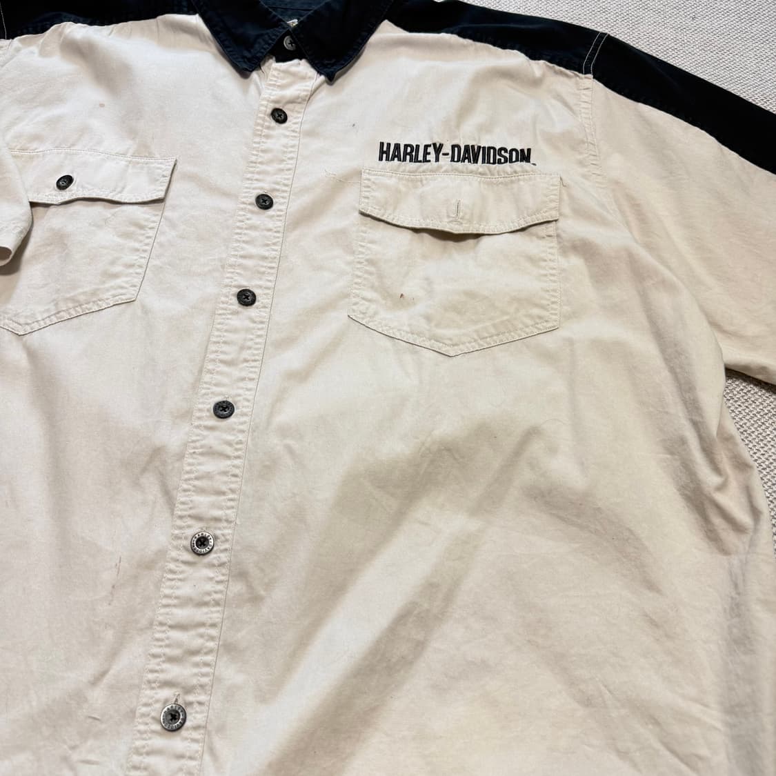 할리데이비슨 로고 반팔 셔츠 상품이미지4