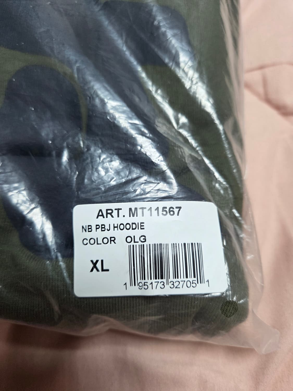 뉴발란스X살레헤뱀버리 콜라보 후드티셔츠 XL사이즈 새제품 상품이미지5