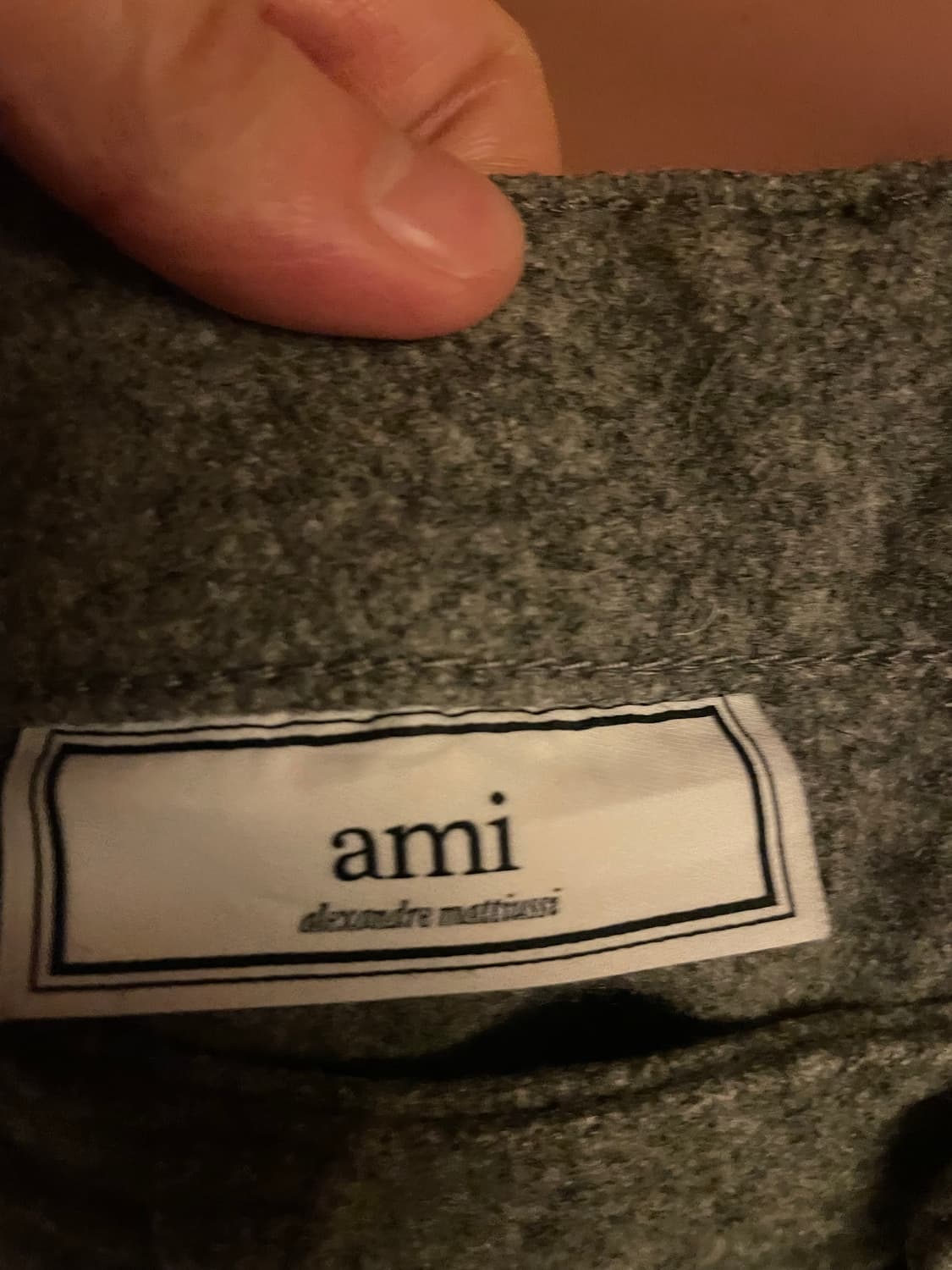 AMI 울 팬츠 상품이미지2