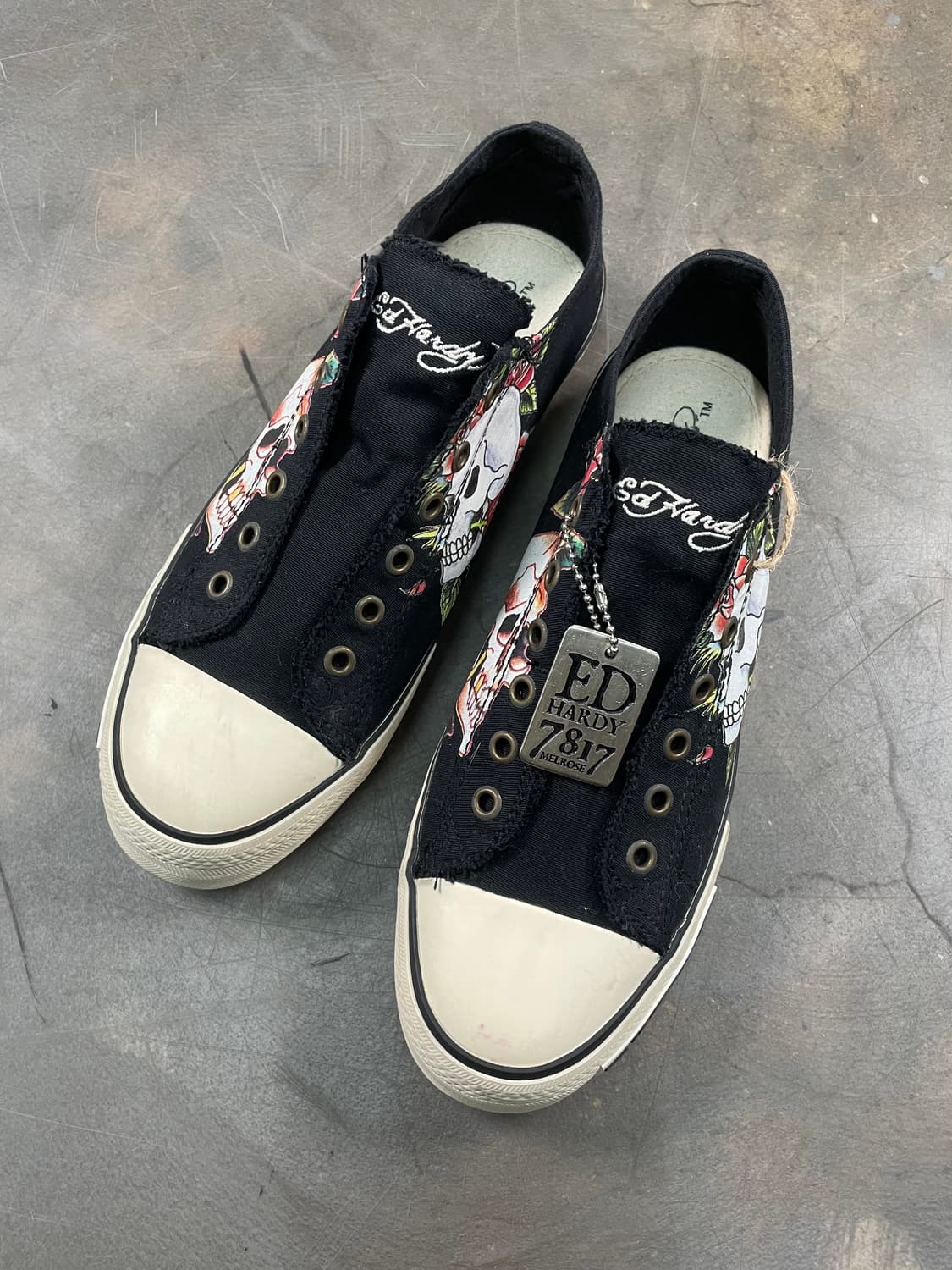 에드하디 스컬 슬립온 스니커즈 상품이미지4