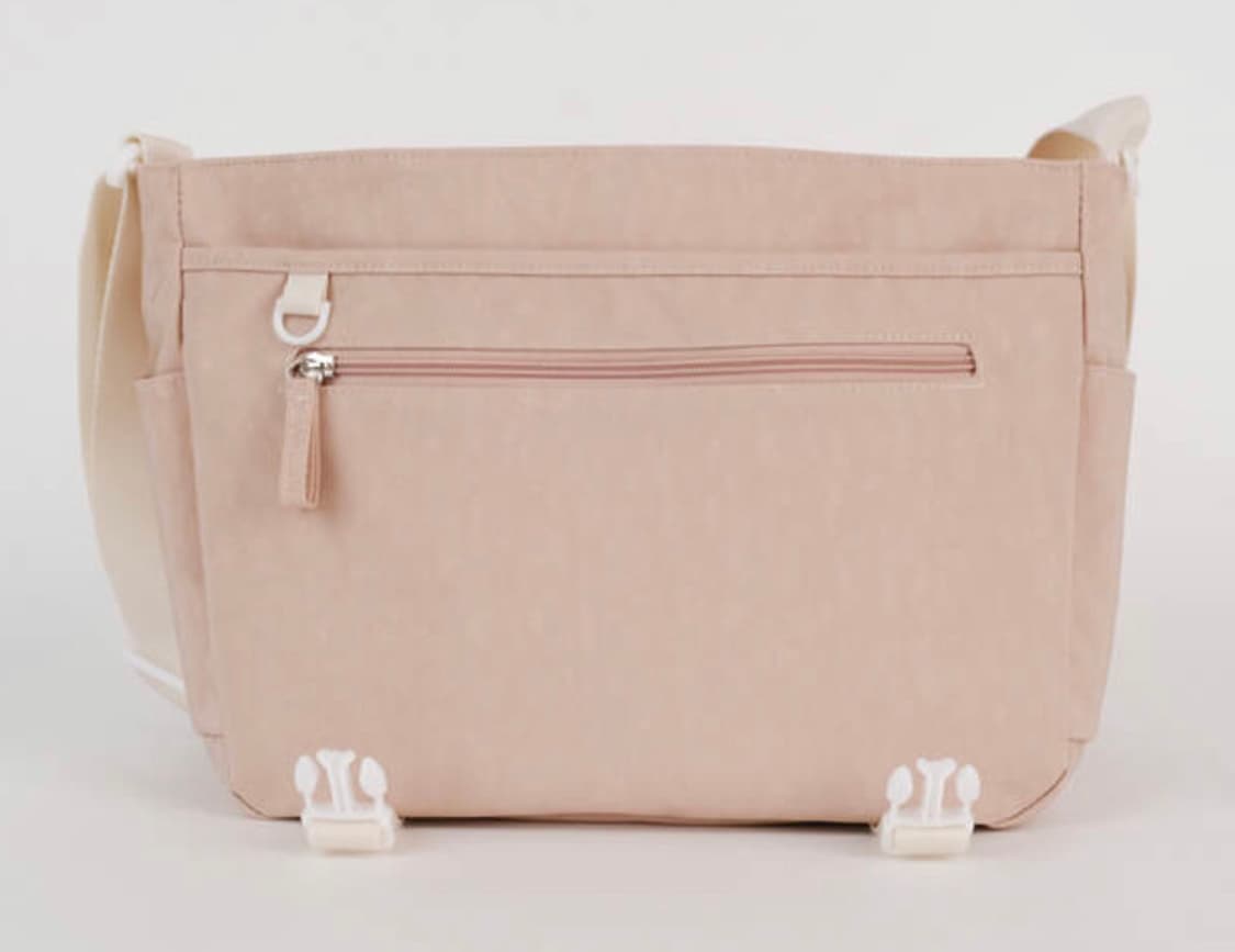 오부니 메신저백 누드핑크 로즈패치 상품이미지2