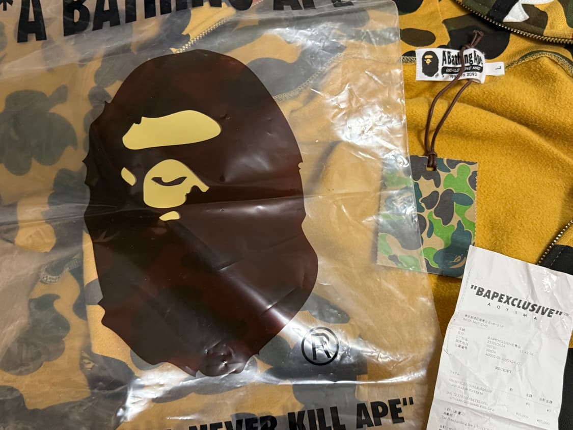 베이프 후드집업 황계 L 상품이미지2