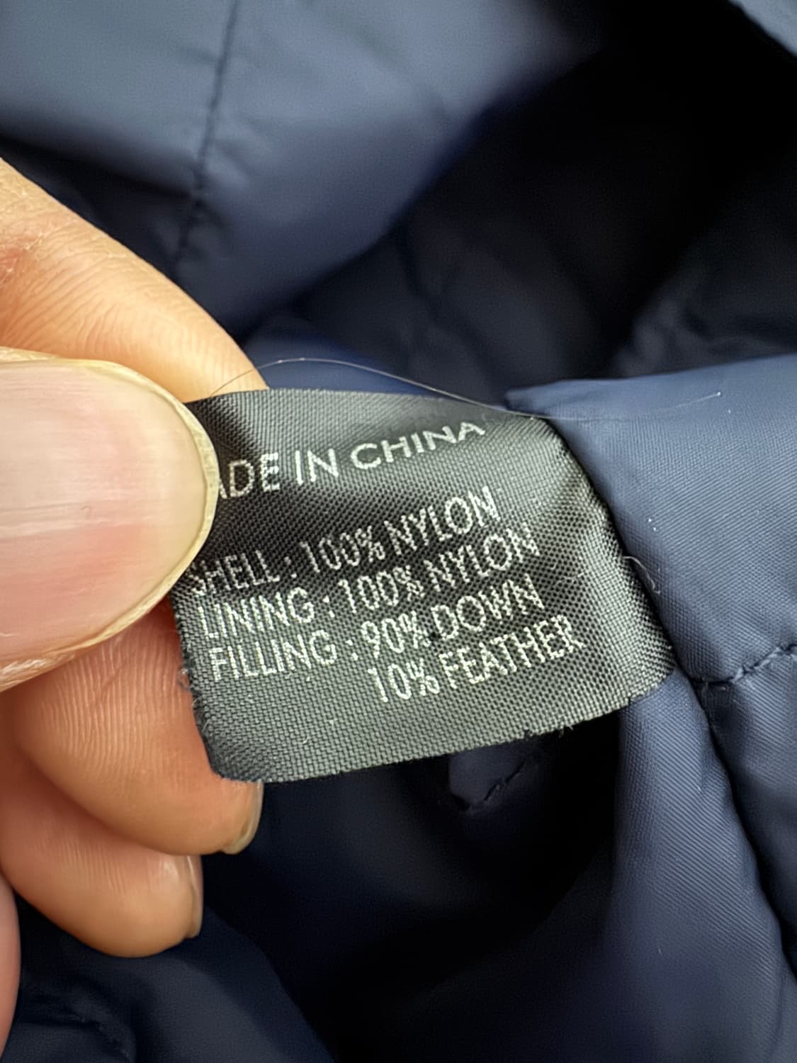 캘빈클라인 진스 커스텀 투포켓 다운 점퍼 자켓 XL 네이비 상품이미지4