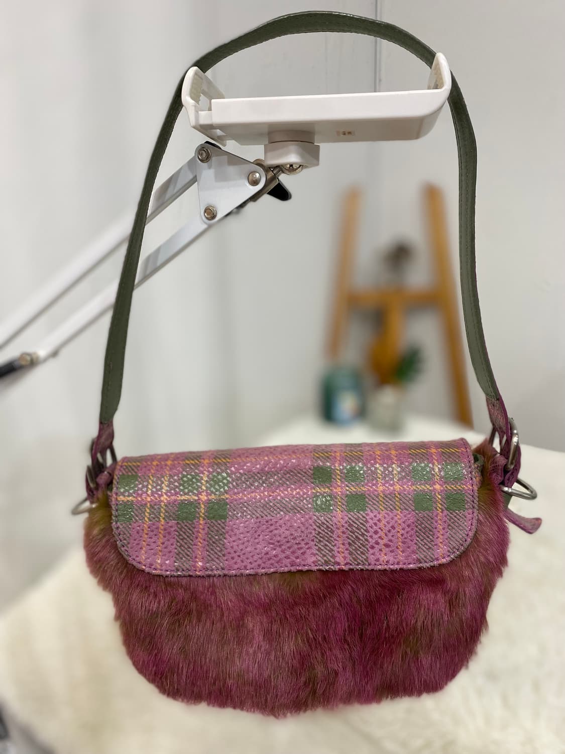 ITTIERRE 퍼 미니백 상품이미지1