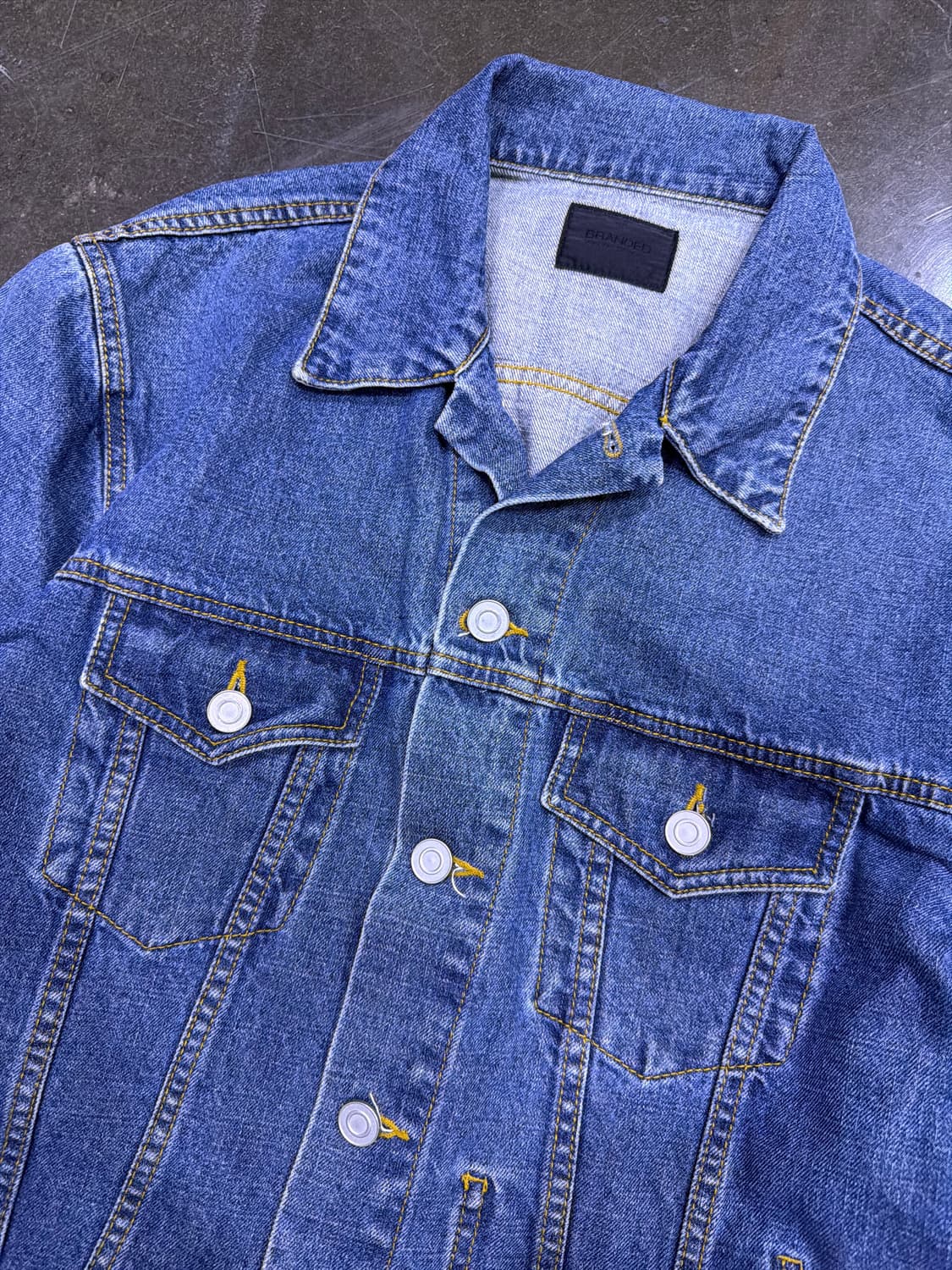 브랜디드 트러커 청자켓 데님자켓 M 상품이미지3