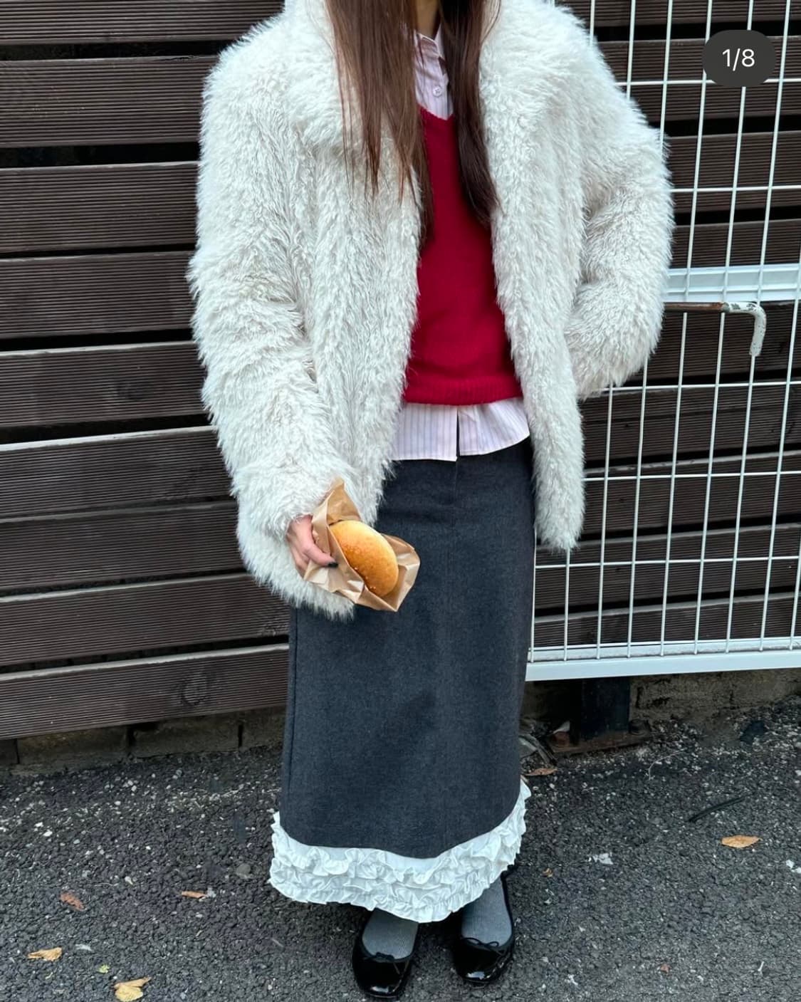 SINOON 시눈 퍼자켓 아이보리 상품이미지4