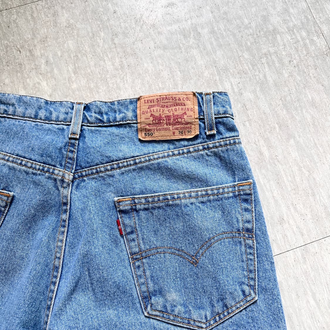 90s 리바이스 550 릴렉스핏 청바지 W36 L30 상품이미지9