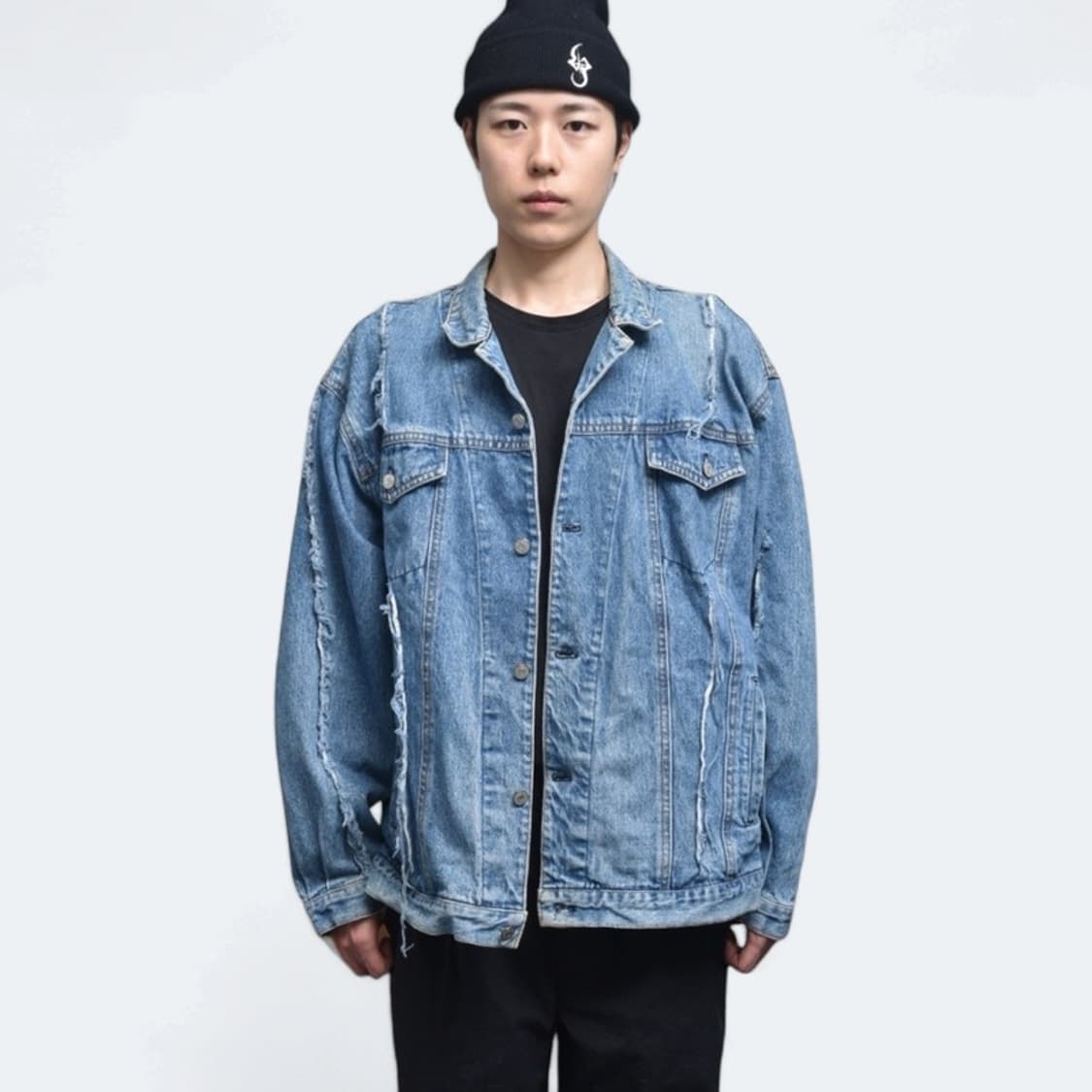 90S gap 갭 빅사이즈 락밴드 티셔츠 레전드 데님 청자켓 USA 상품이미지2