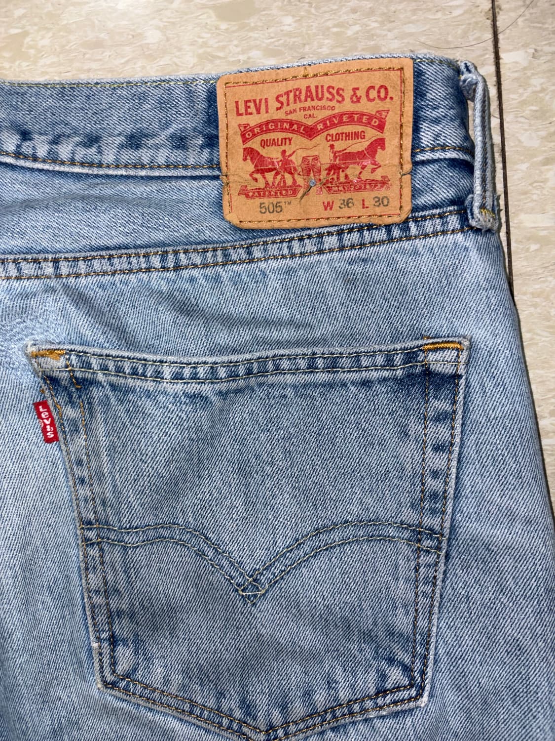 리바이스 505 W36 L30 상품이미지2