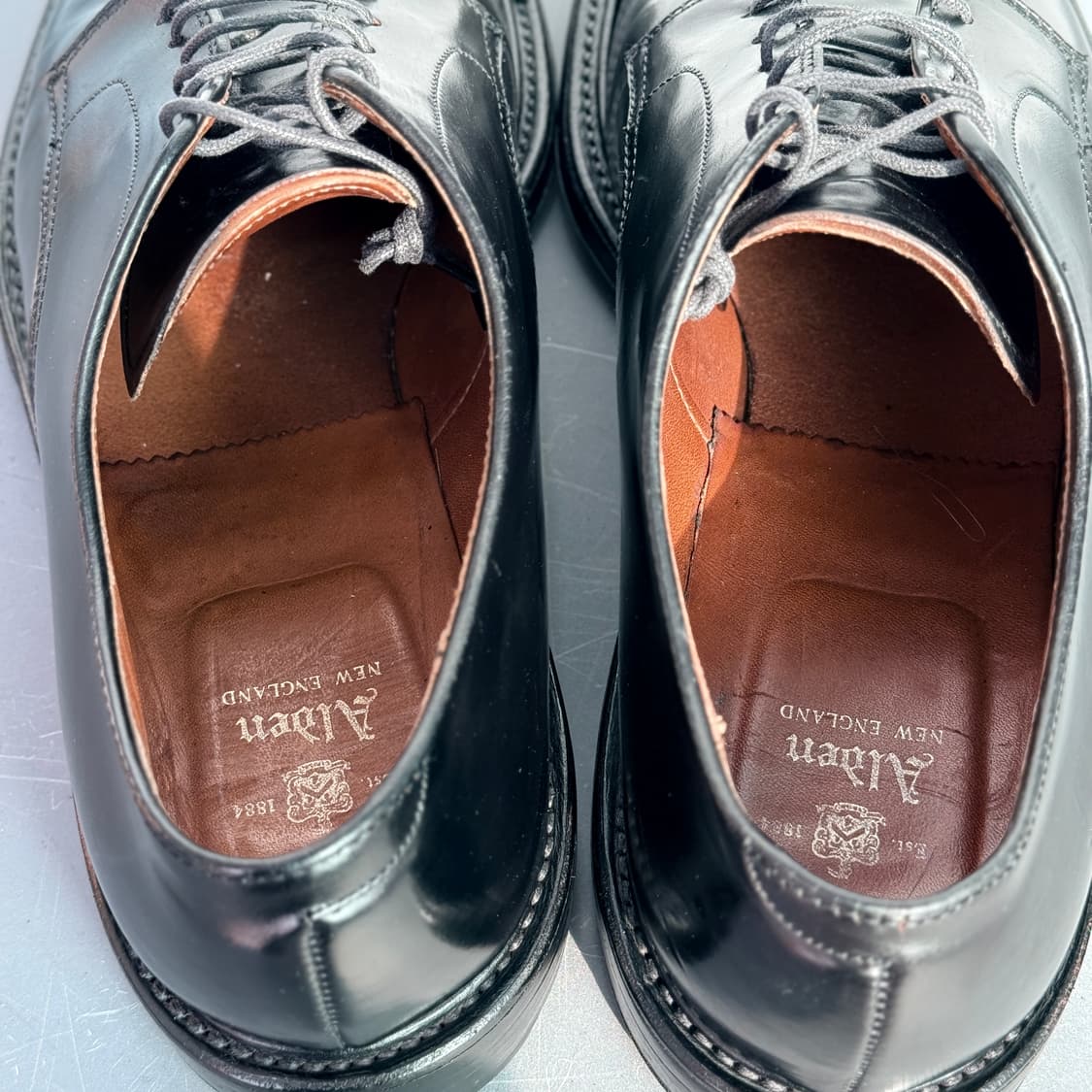 [11.5D] 알든 4315CY 블랙 코도반 플레인 토 더비 (9901) 상품이미지8