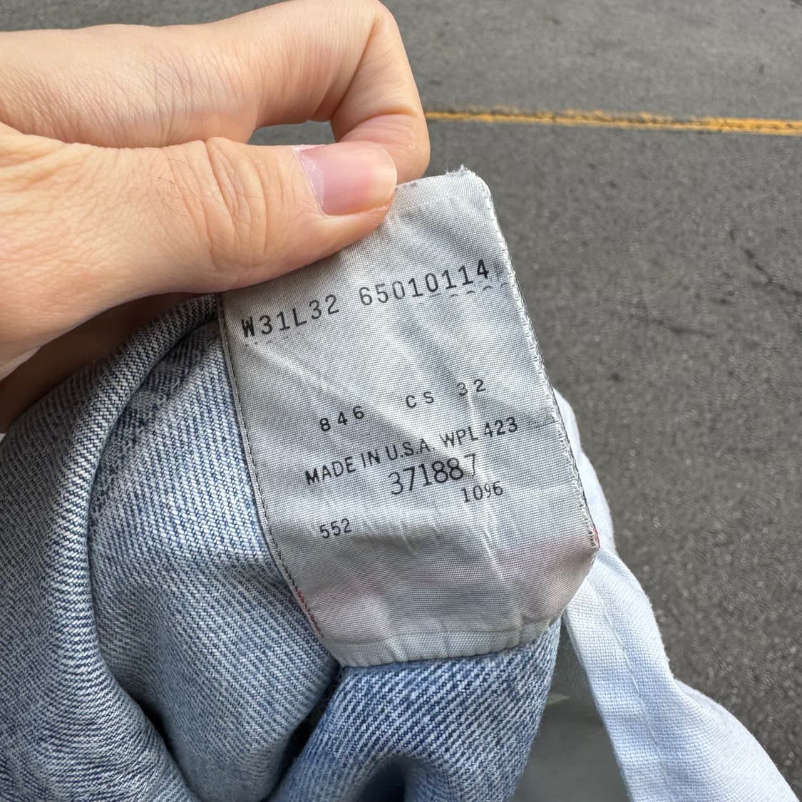  90s 리바이스 USA 501 에일리언 데님 팬츠  상품이미지10