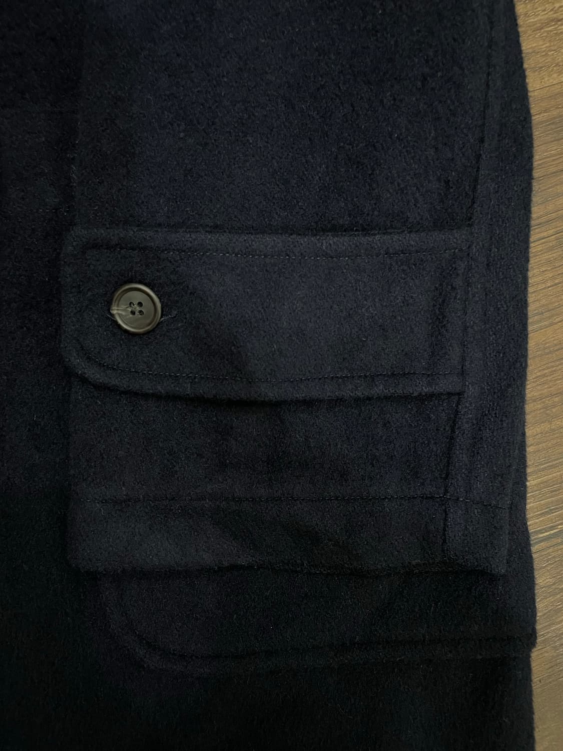 90s 폴로 랄프로렌 네이비 더플 코트 상품이미지5