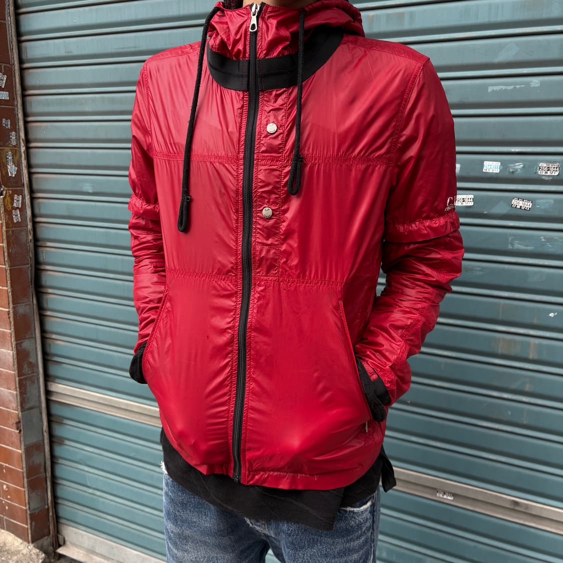00s 씨피컴퍼니 탈부착 소매 바람막이 자켓 상품이미지2