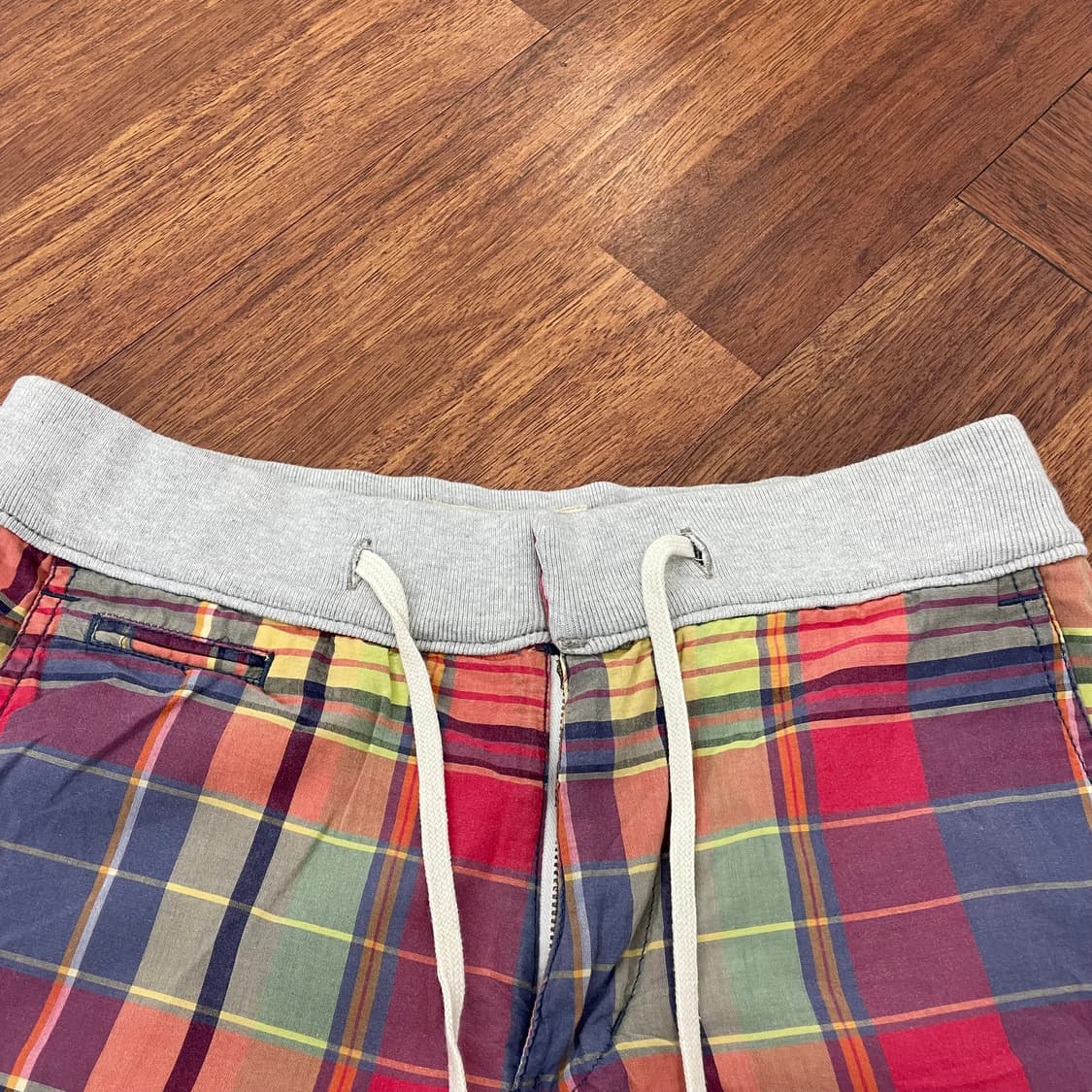 폴로 데님앤서플라이 체크 반바지 상품이미지2