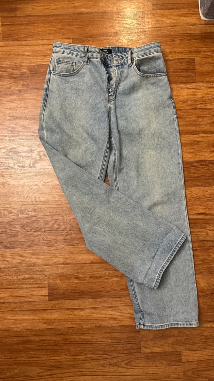 무신사 스탠다드 데님 팬츠 라이트 인디고 상품이미지1