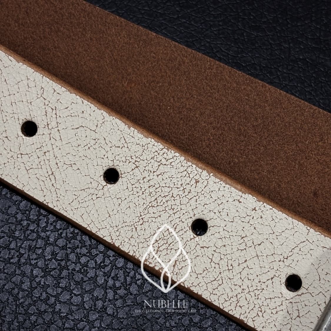 🌗 Vera pelle crack belt / 베라펠레 크랙 가죽 벨트 상품이미지7