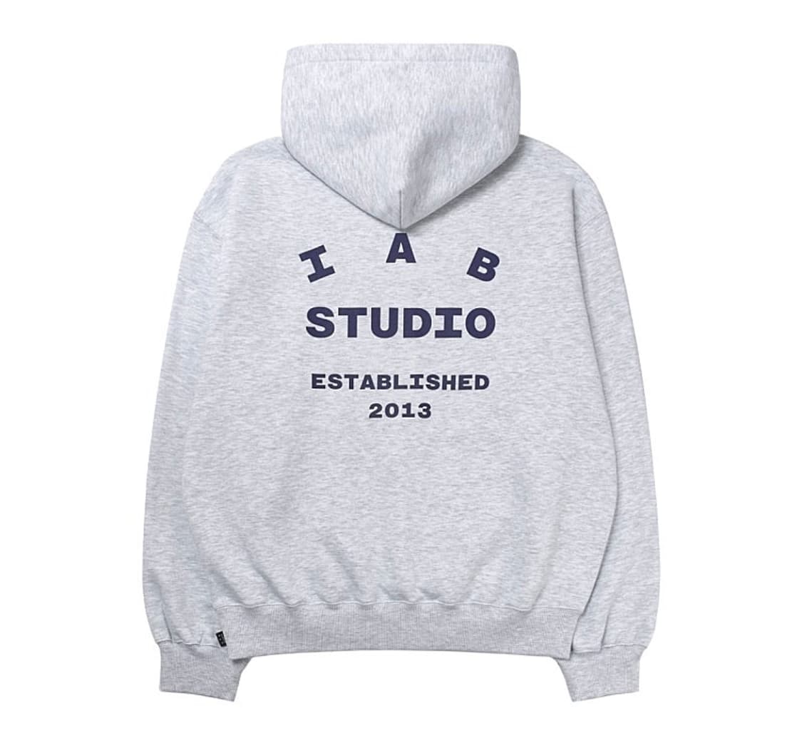 아이앱 스튜디오 25 후드 라이트 그레이 네이비 XL 상품이미지2