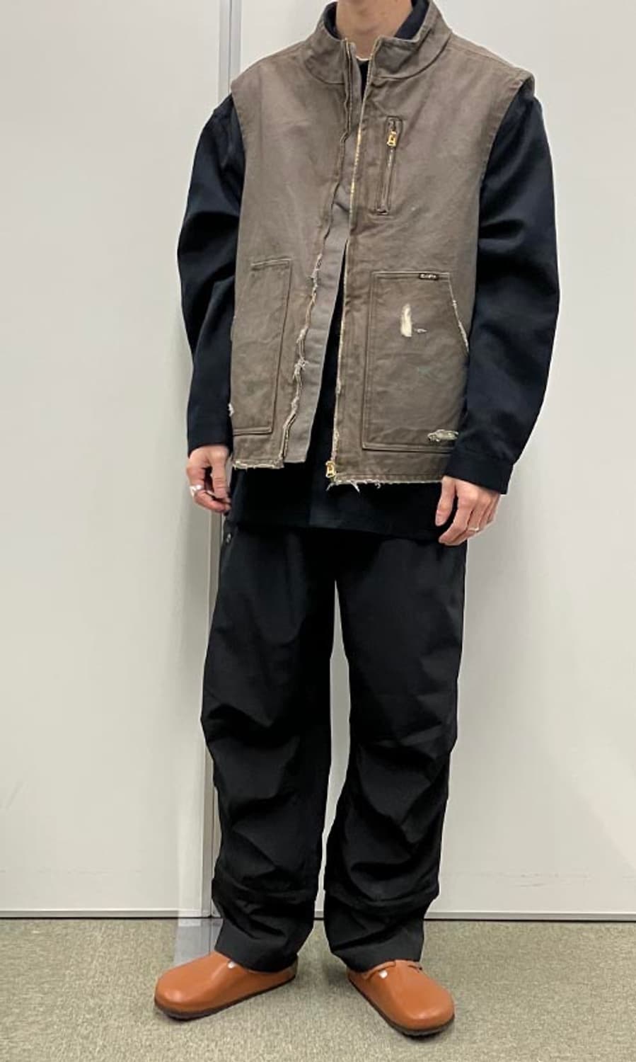 카미야 24FW 보로 덕 페인터 베스트 상품이미지8