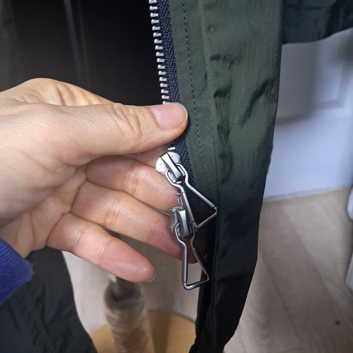 Panicale 빠니깔레 카키 트렌치 코트 야상 M(상태상급) 상품이미지6