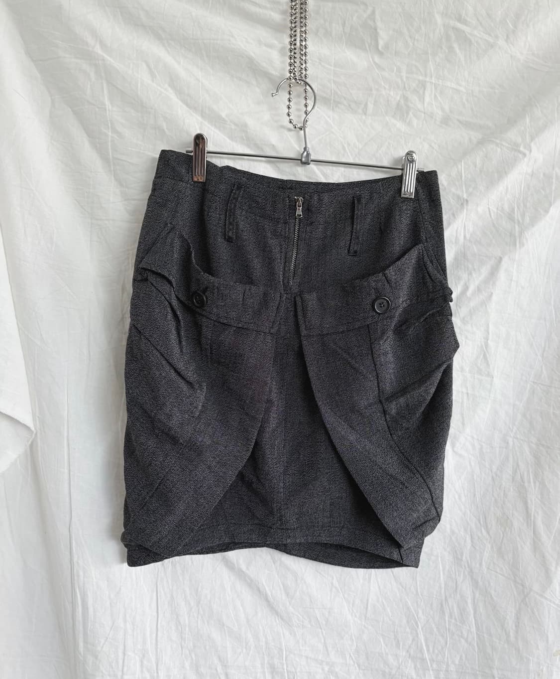 transit italy 트랜짓 프론트지퍼 미니스커트 상품이미지1