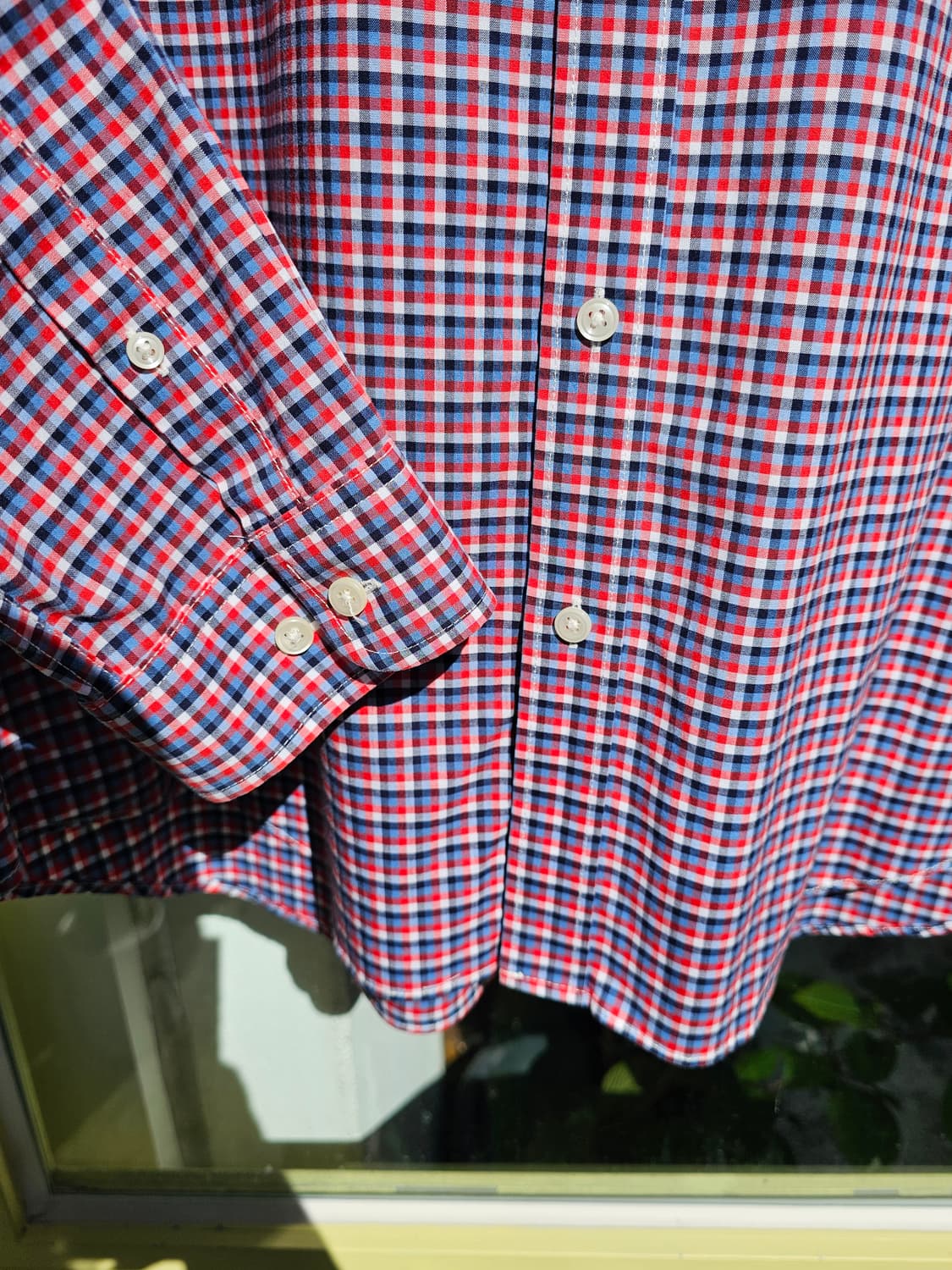 L.L.Bean 레드 체크 셔츠 상품이미지4