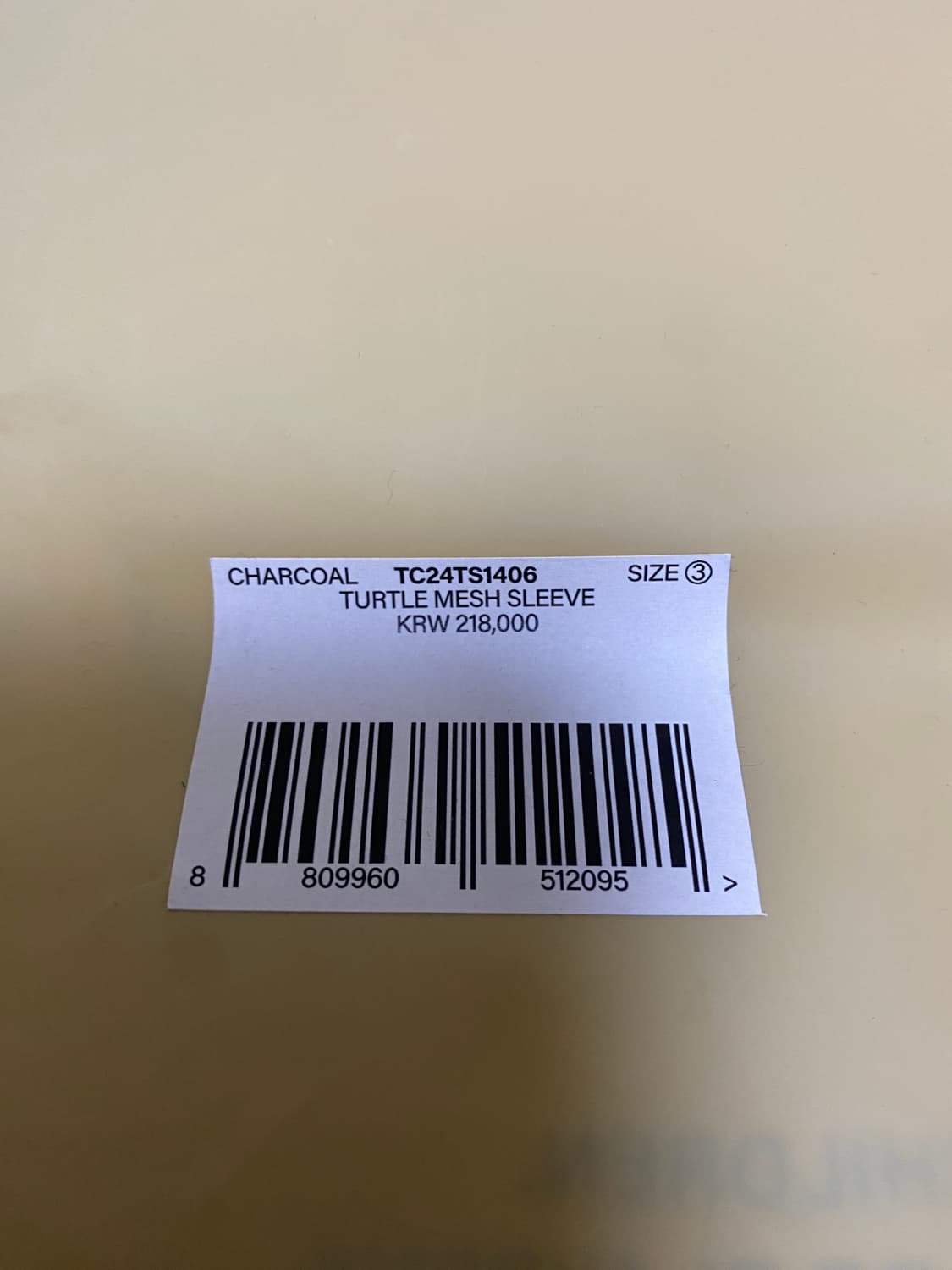 Thug Club 터틀 메시 슬리브 차콜 3 상품이미지3