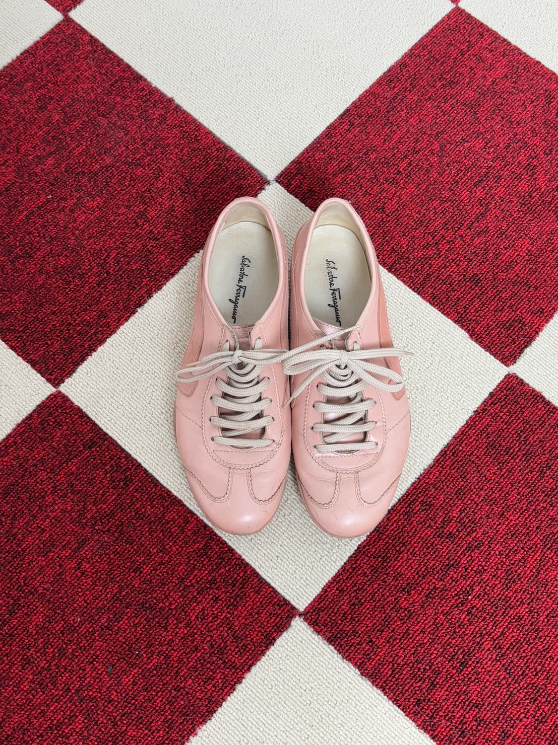 Salvatore Ferragamo Rosa Sneakers 6 1/2 상품이미지2
