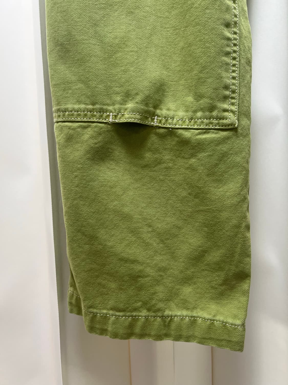 스투시 워시드 캔버스 워크 팬츠 라임. 새상품 32사이즈 상품이미지7