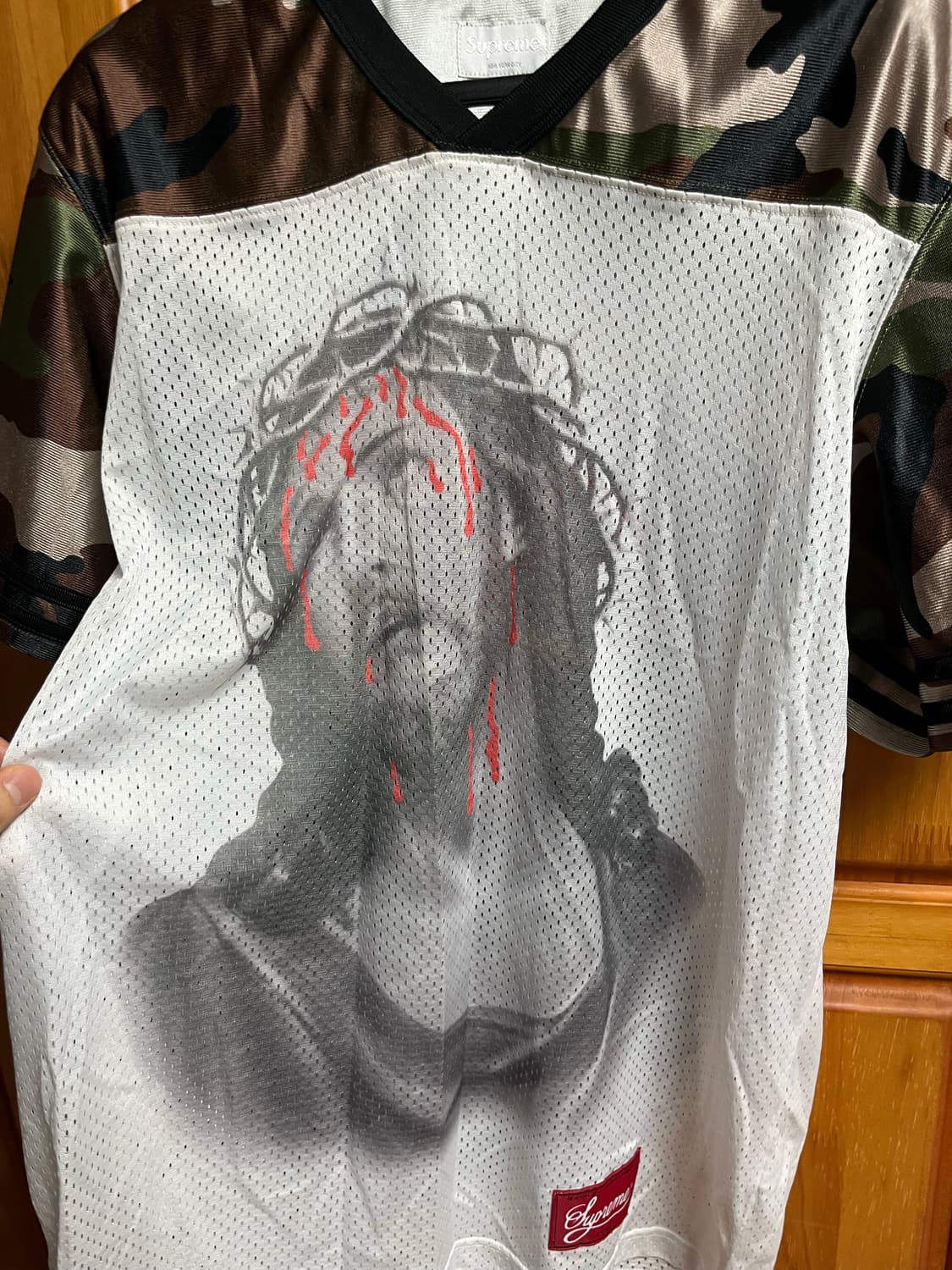 슈프림 지져스 카모 져지 L 상품이미지2