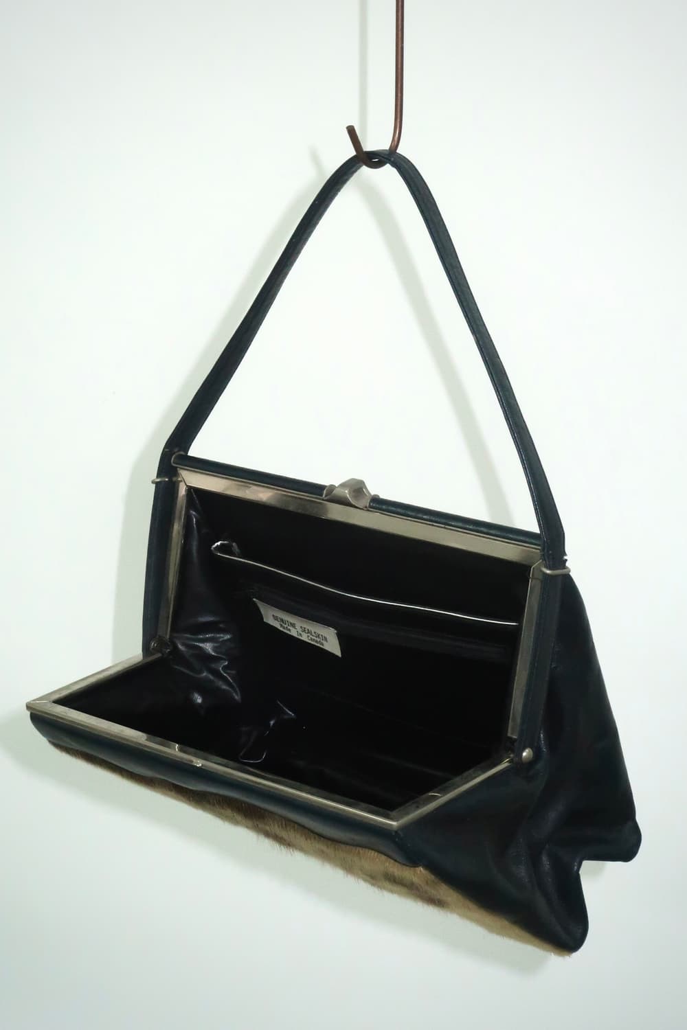60’s Sealskin handbag made in Canada 상품이미지4