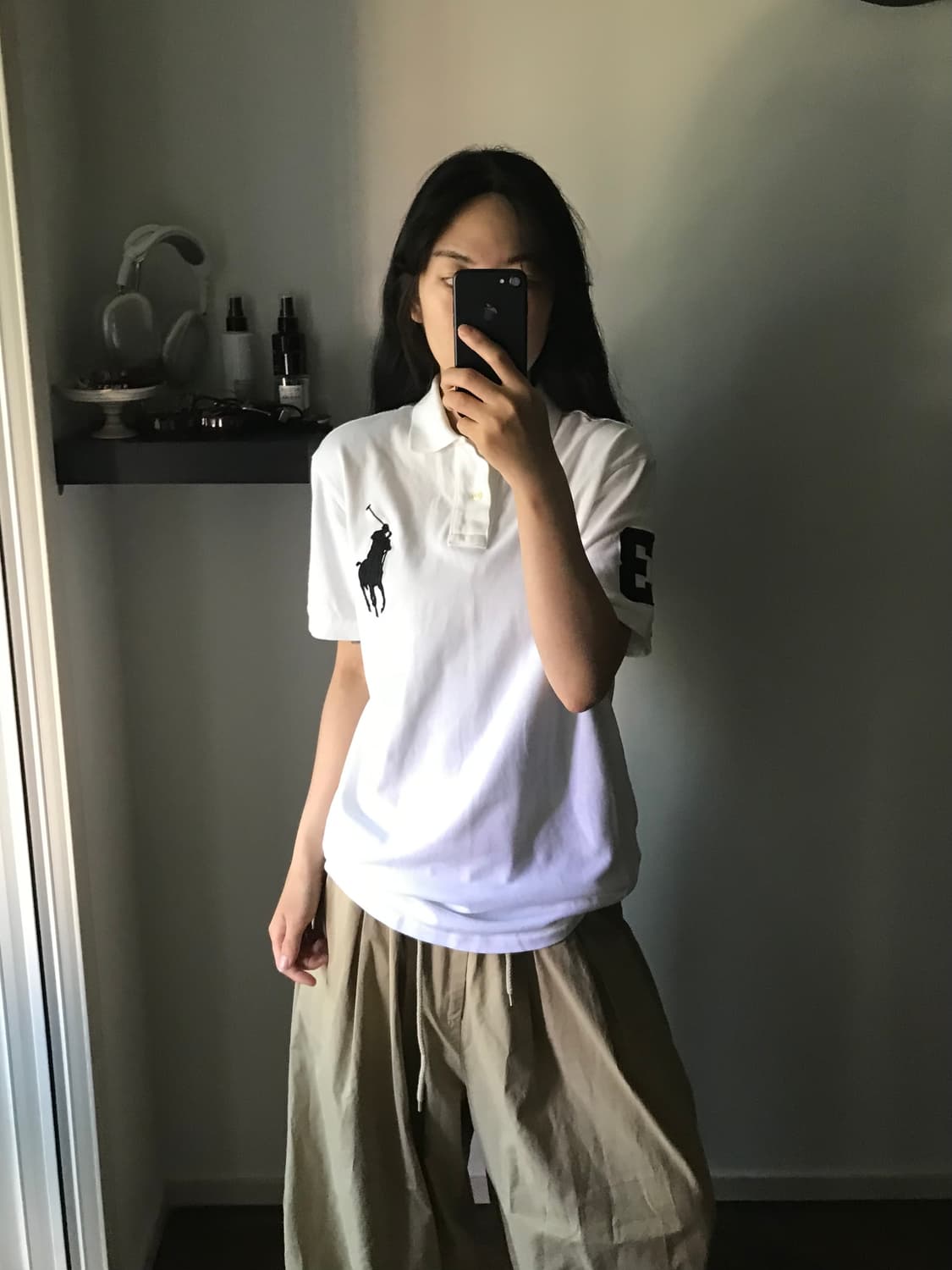 폴로 랄프로렌 빅 포니 화이트 카라티 상품이미지3