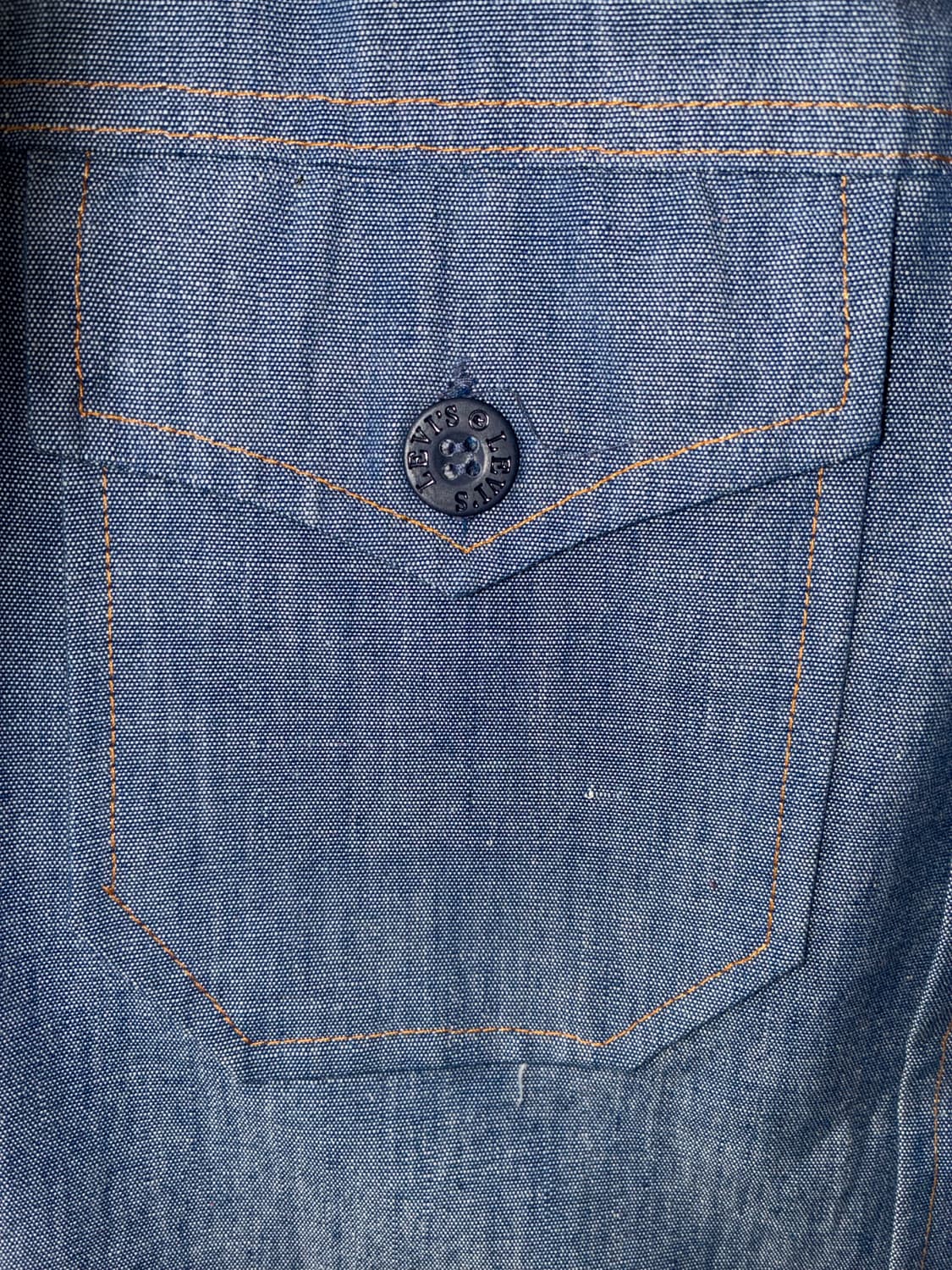  70’s Levi’s Gentleman’s Jeans Shirt 상품이미지5