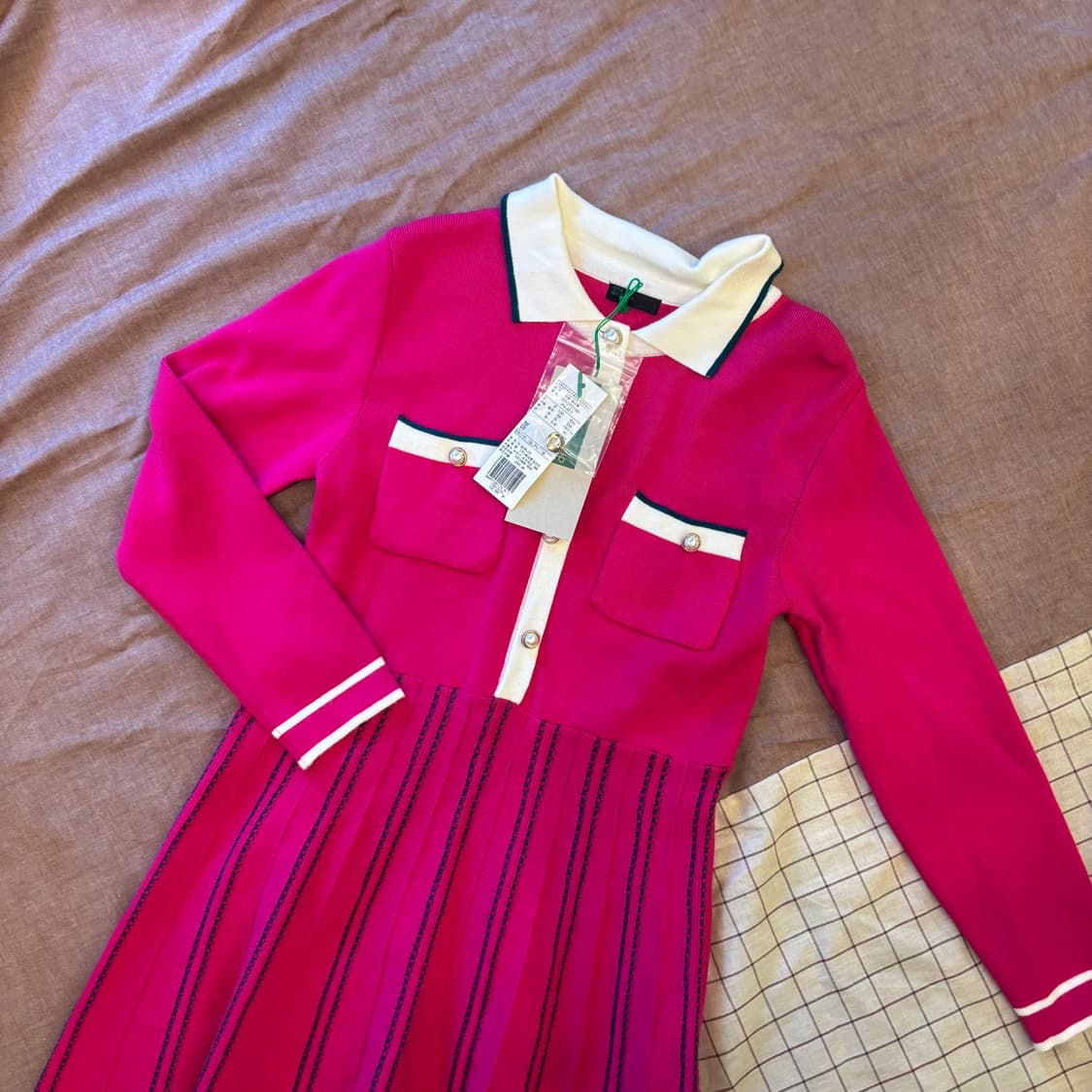 베네통 키즈 니트 원피스 M(8-9)   상품이미지2